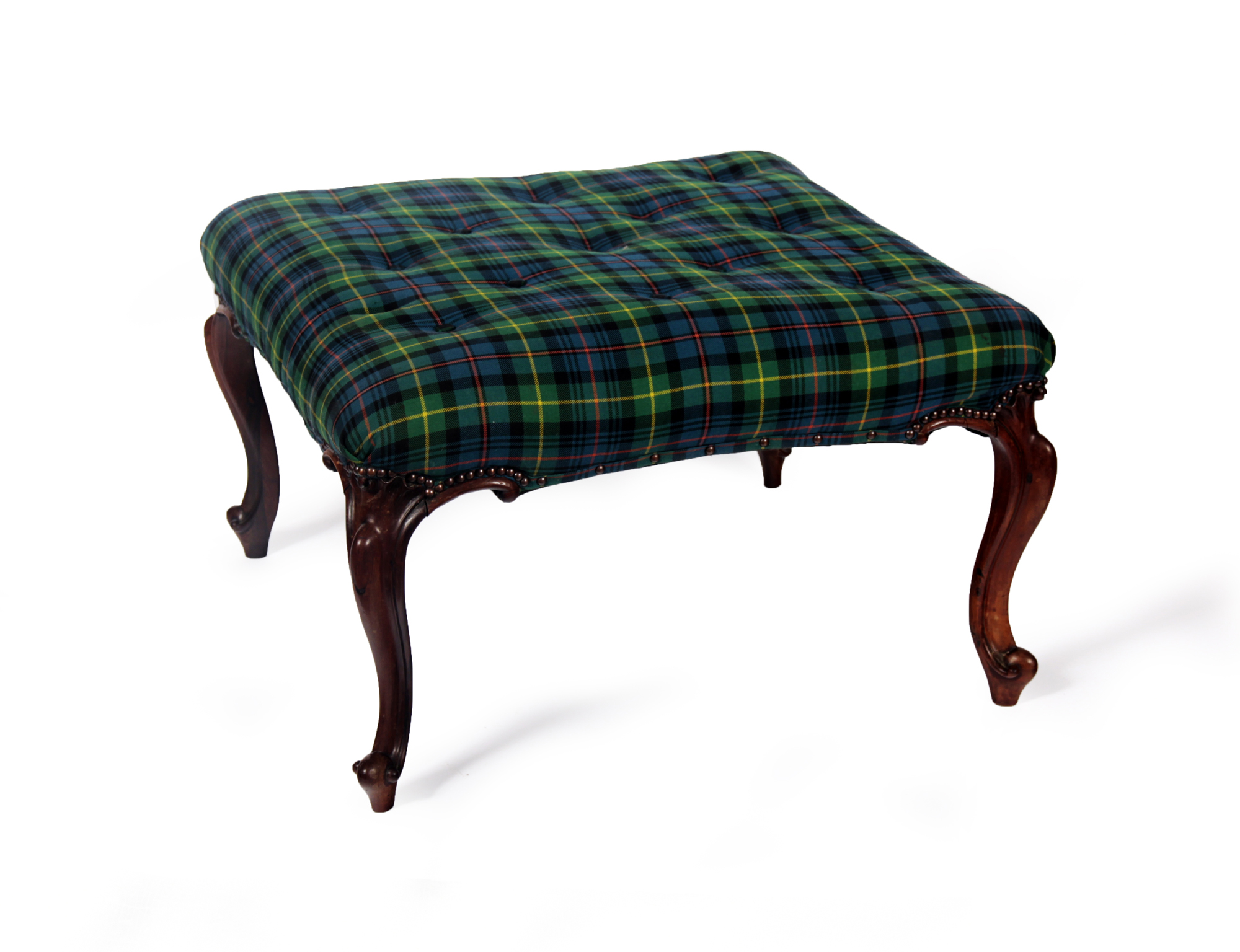 VICTORIAN ROSEWOOD CENTRE STOOL