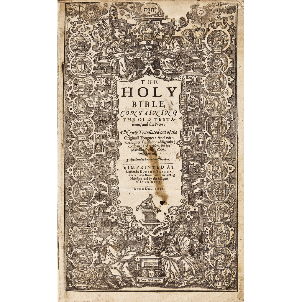 Holy Bible, English, Authorized, 1634