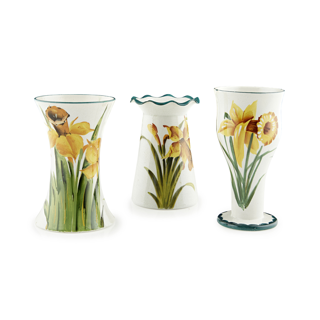 THREE WEMYSS WARE VASES