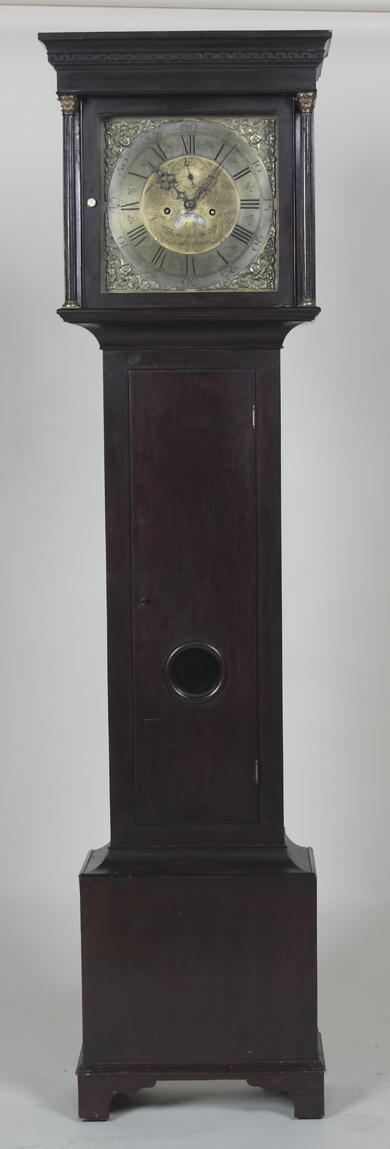 A late 18th century mahogany longcase clock By J. Common, Coldstream