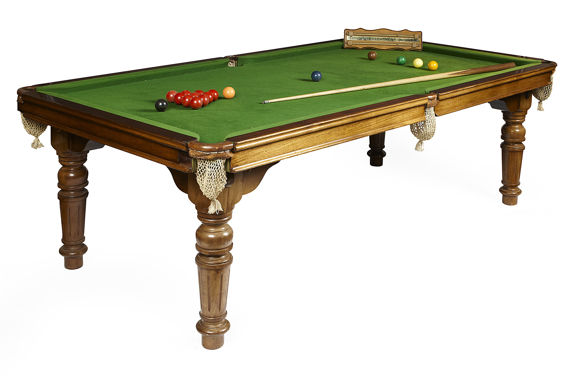 VICTORIAN MAHOGANY CONVERTABLE BILLIARDS TABLE