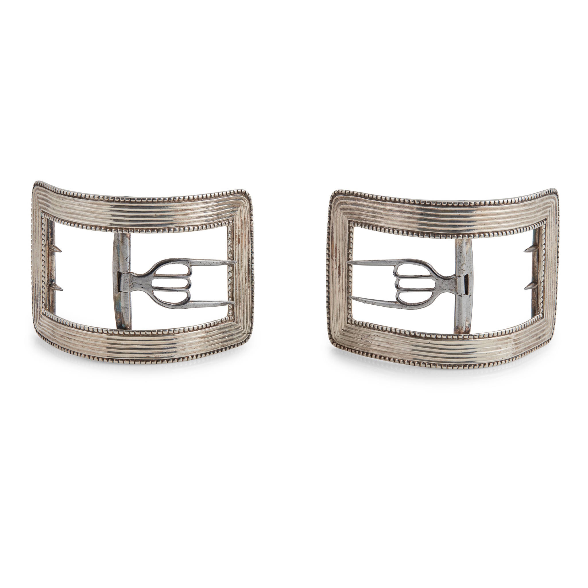 Glasgow - A pair of Scottish Provincial shoe buckles
