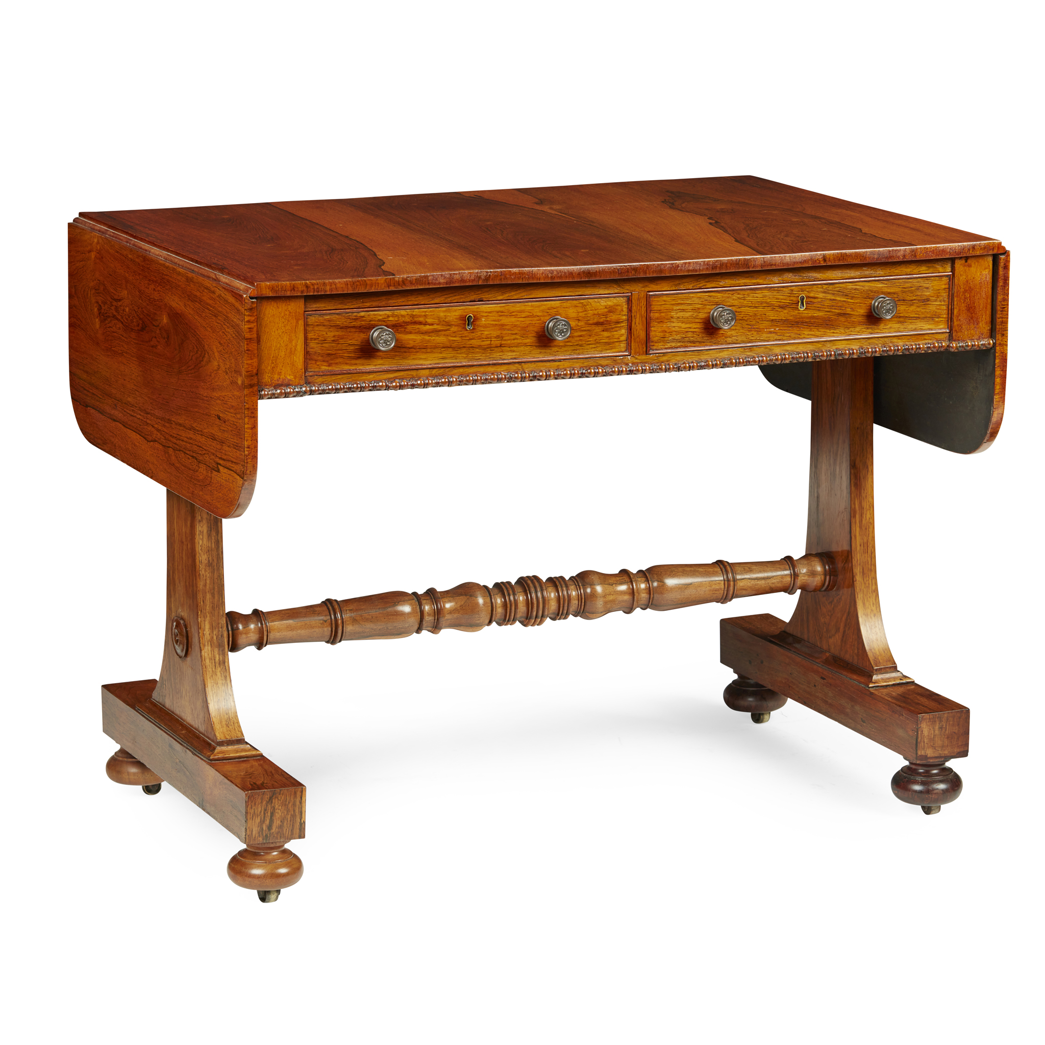 LATE REGENCY ROSEWOOD SOFA TABLE