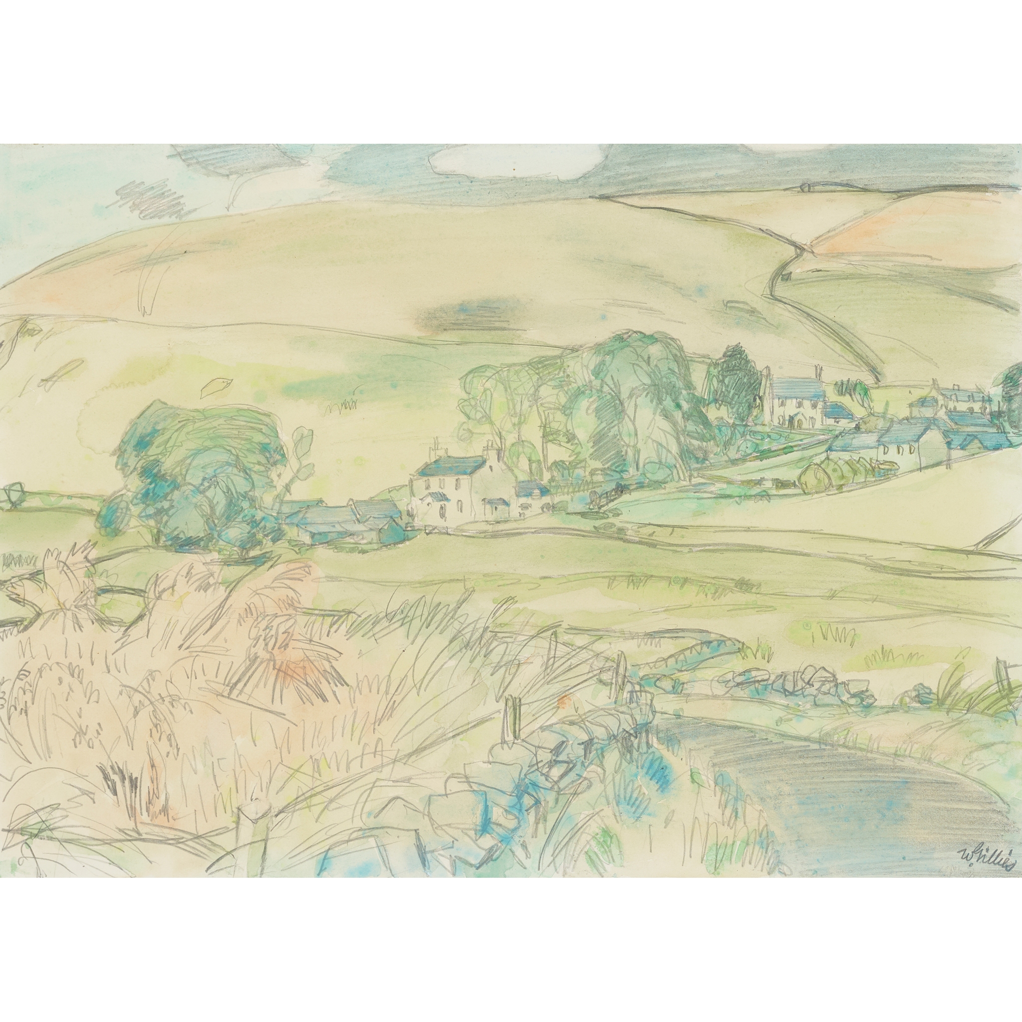 SIR WILLIAM GEORGE GILLIES C.B.E., L.L.D., R.S.A., P.P.R.S.W., R.A. (SCOTTISH 1898-1973)