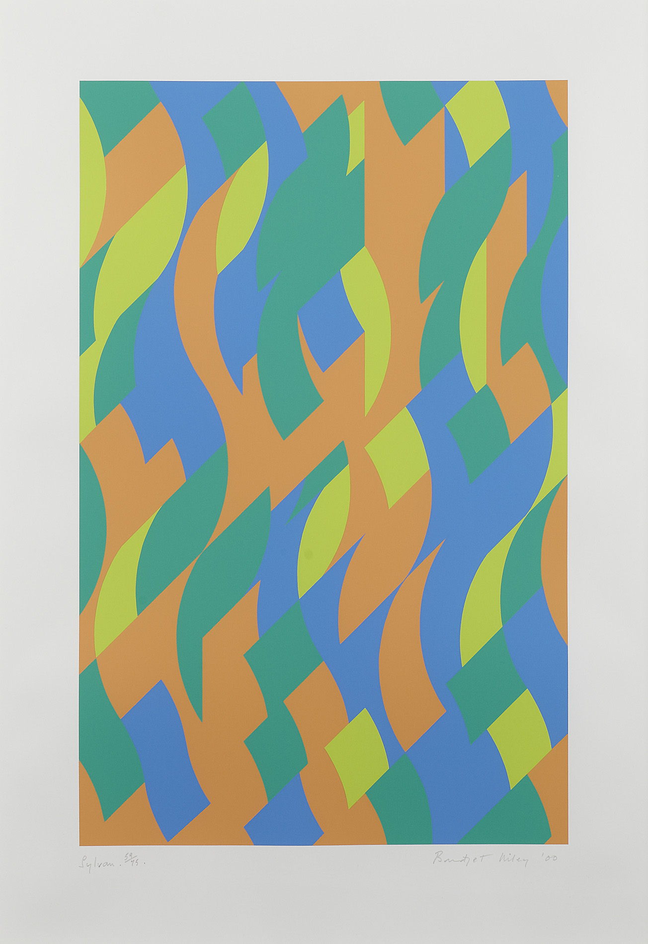 BRIDGET RILEY C.H., C.B.E (BRITISH B.1931)