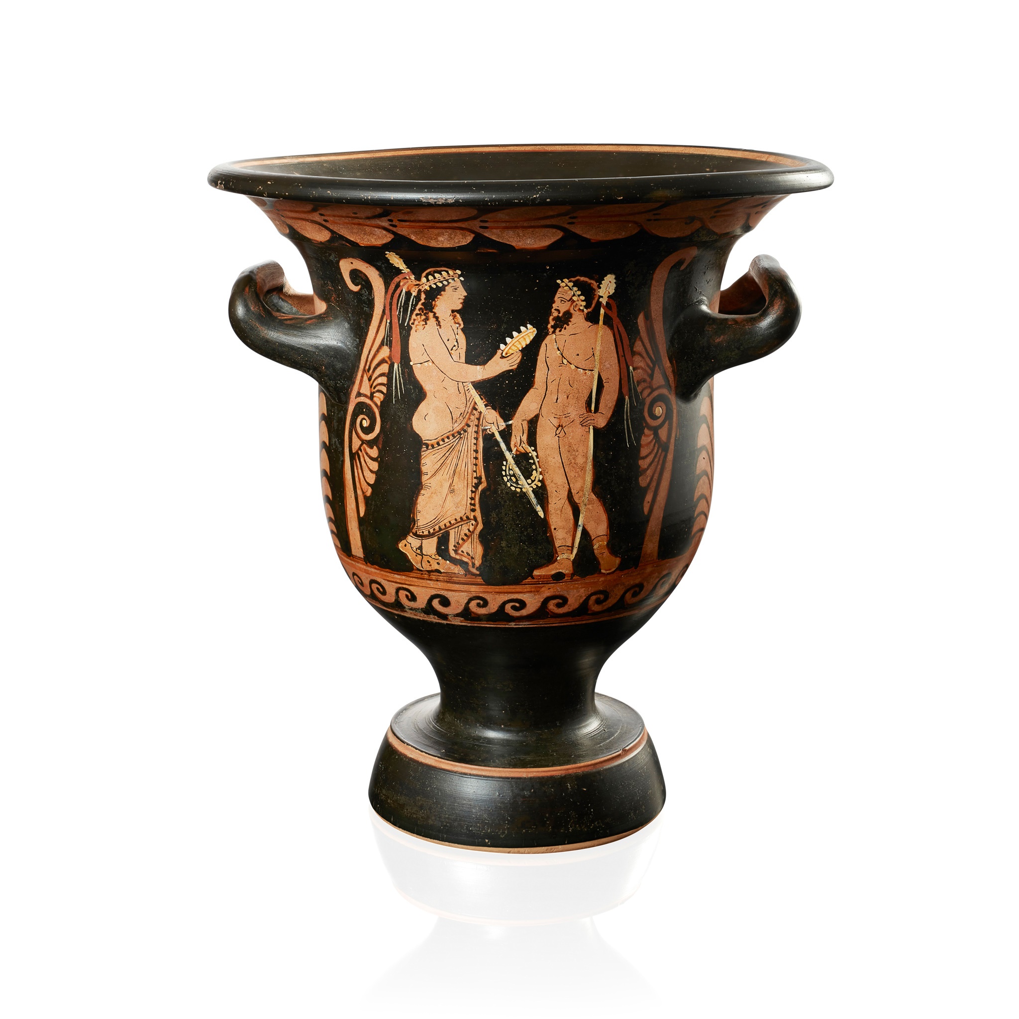 RED FIGURE BELL KRATER ATTRIBUTED TO PYTHON