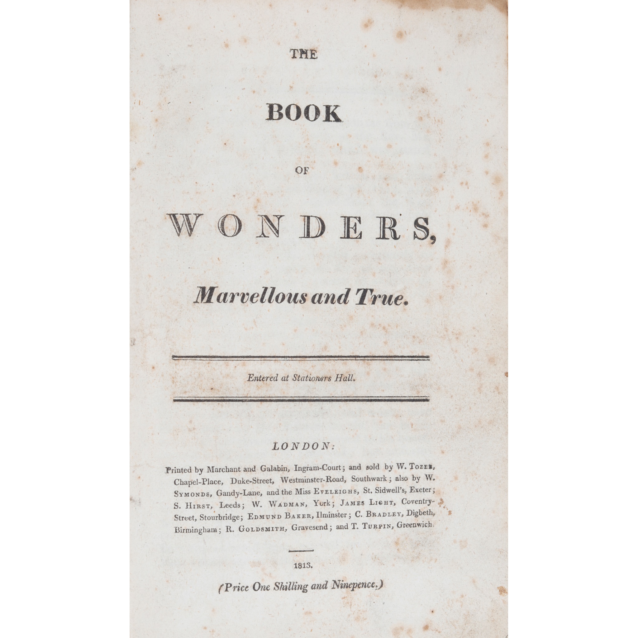 Southcott, Joanna - Ann Underwood - Jane Townley