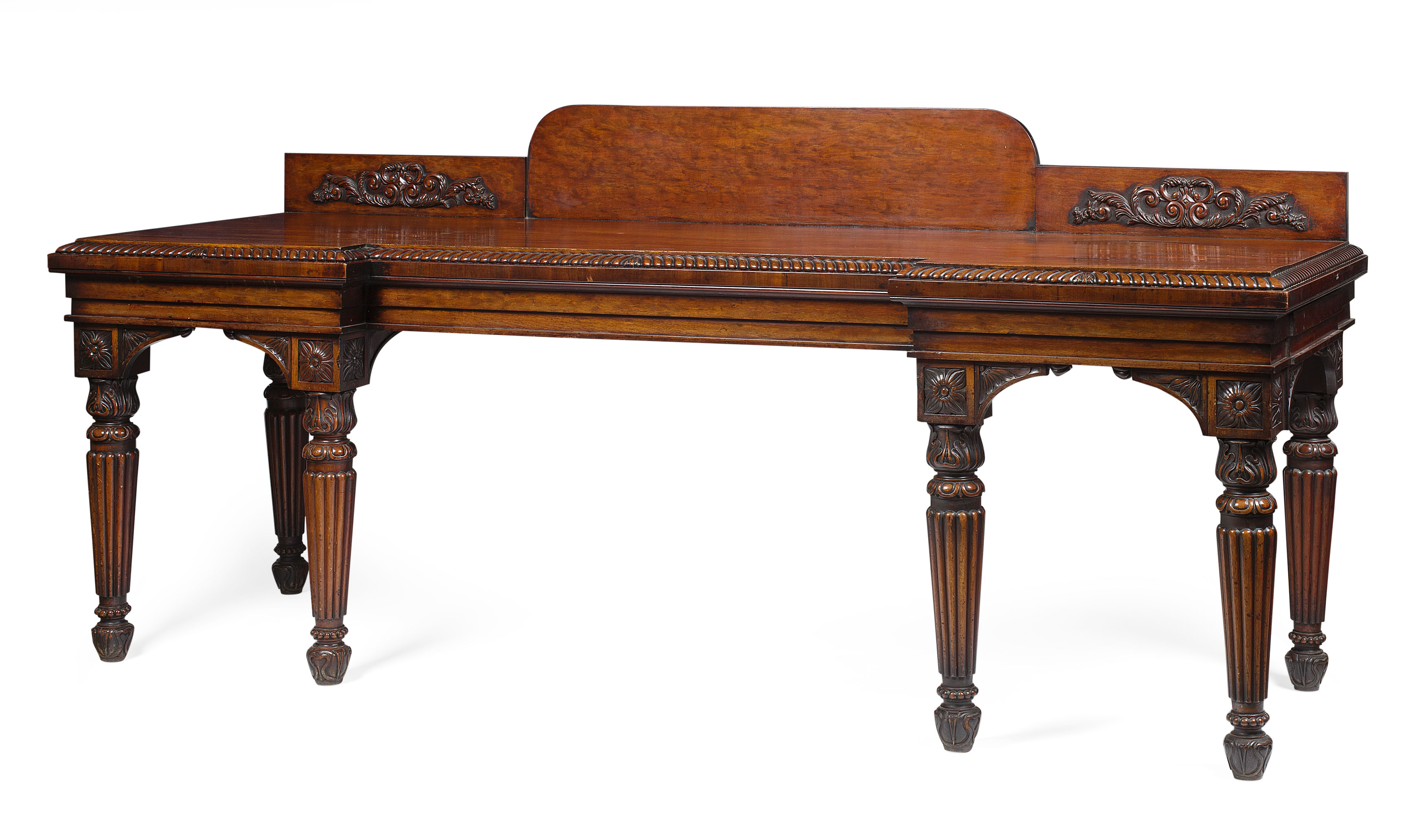 LARGE SCOTTISH GEORGE IV MAHOGANY SERVING TABLE