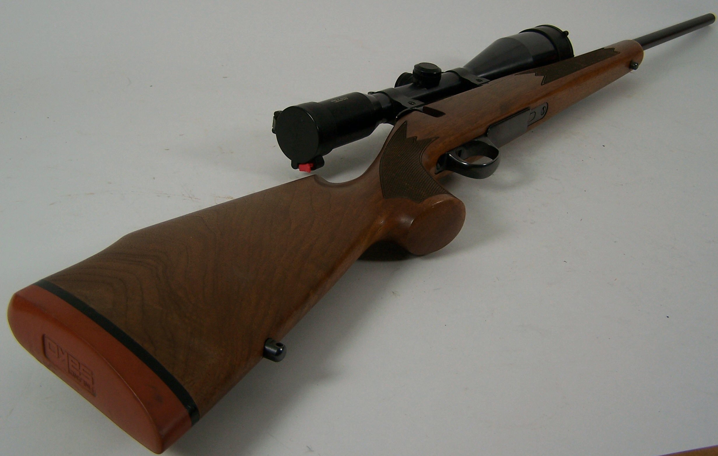 A single barrel .243 Sako (Finland) bolt action stalking rifle