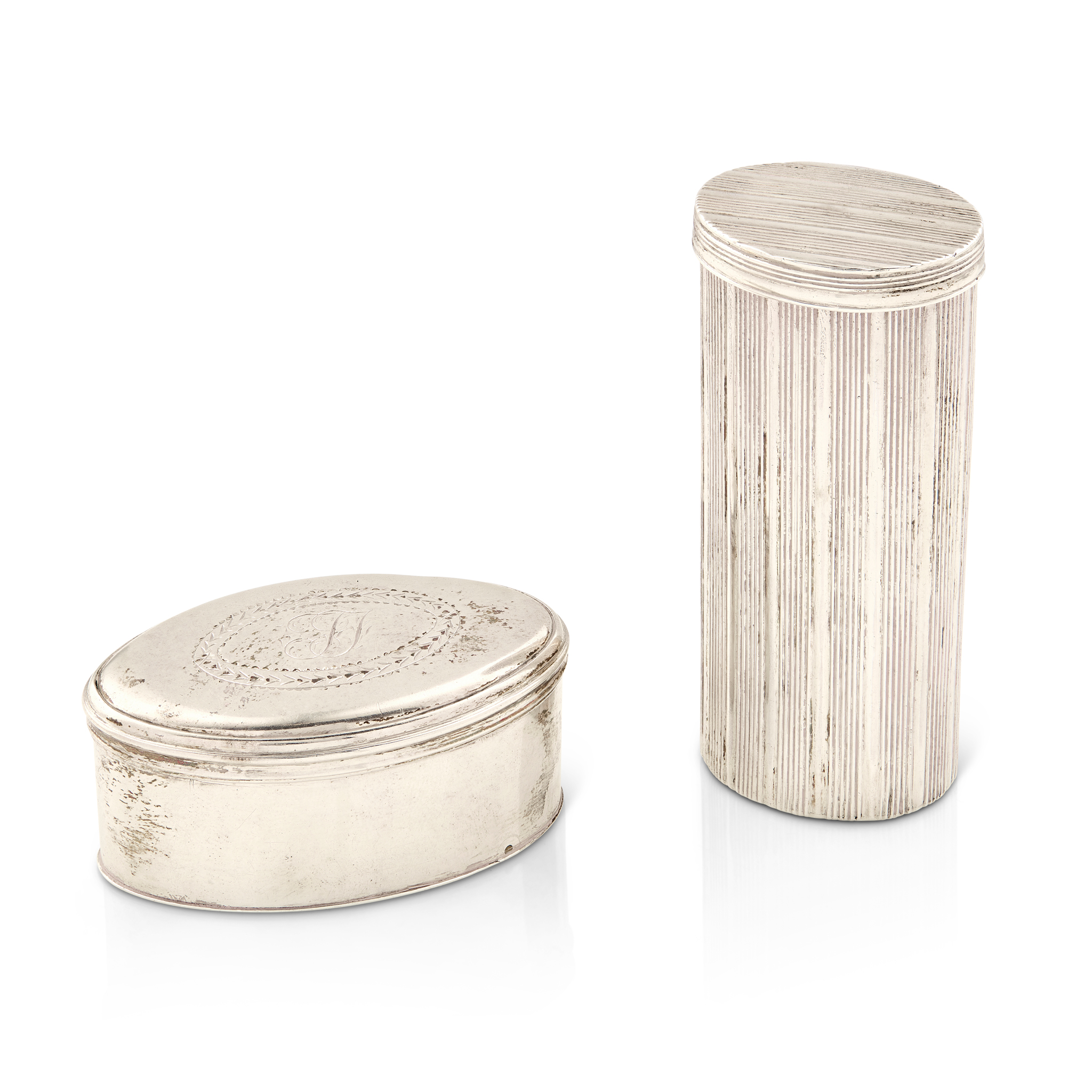 A GEORGE III NUTMEG GRATER