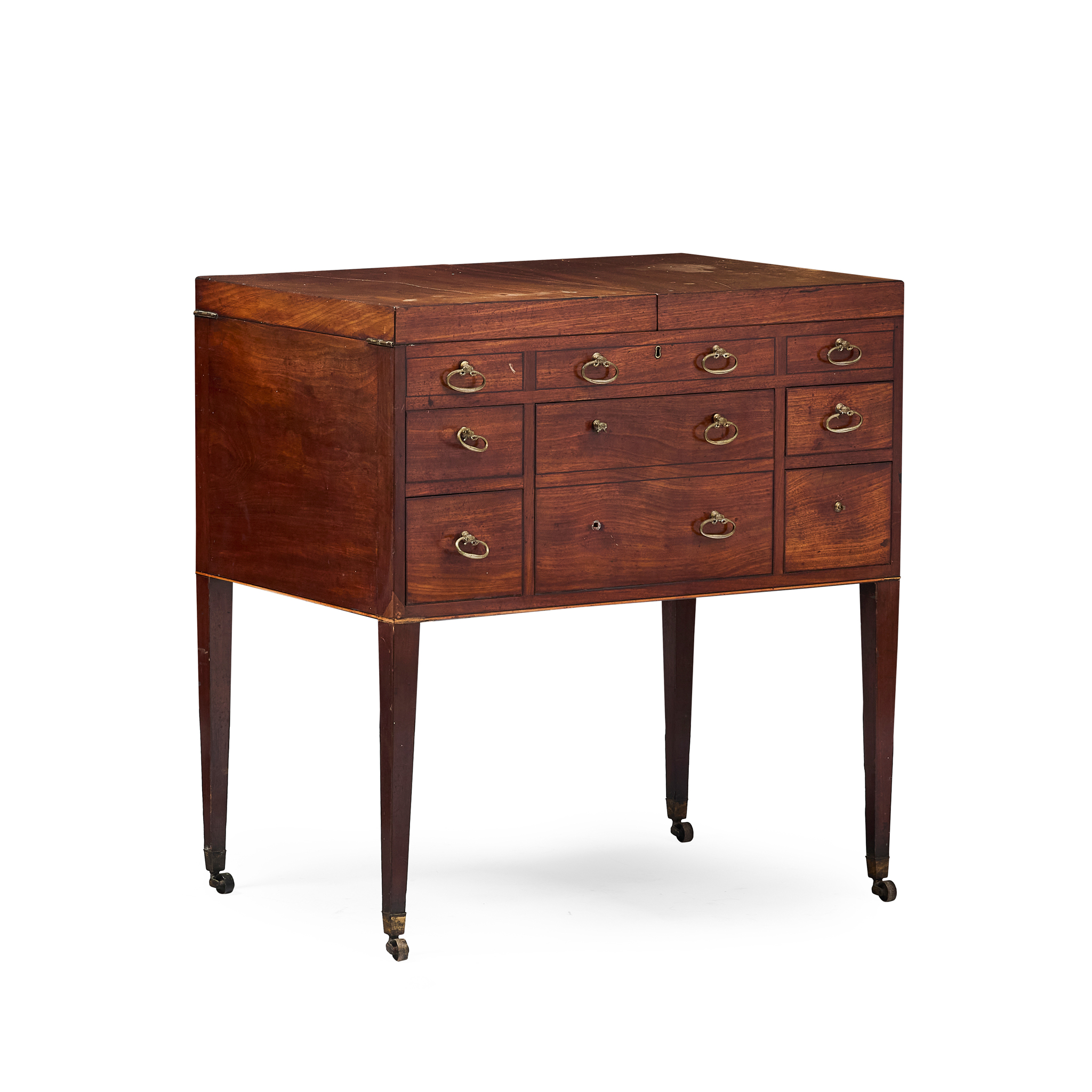 GEORGE III MAHOGANY WASHSTAND, BY GILLOWS