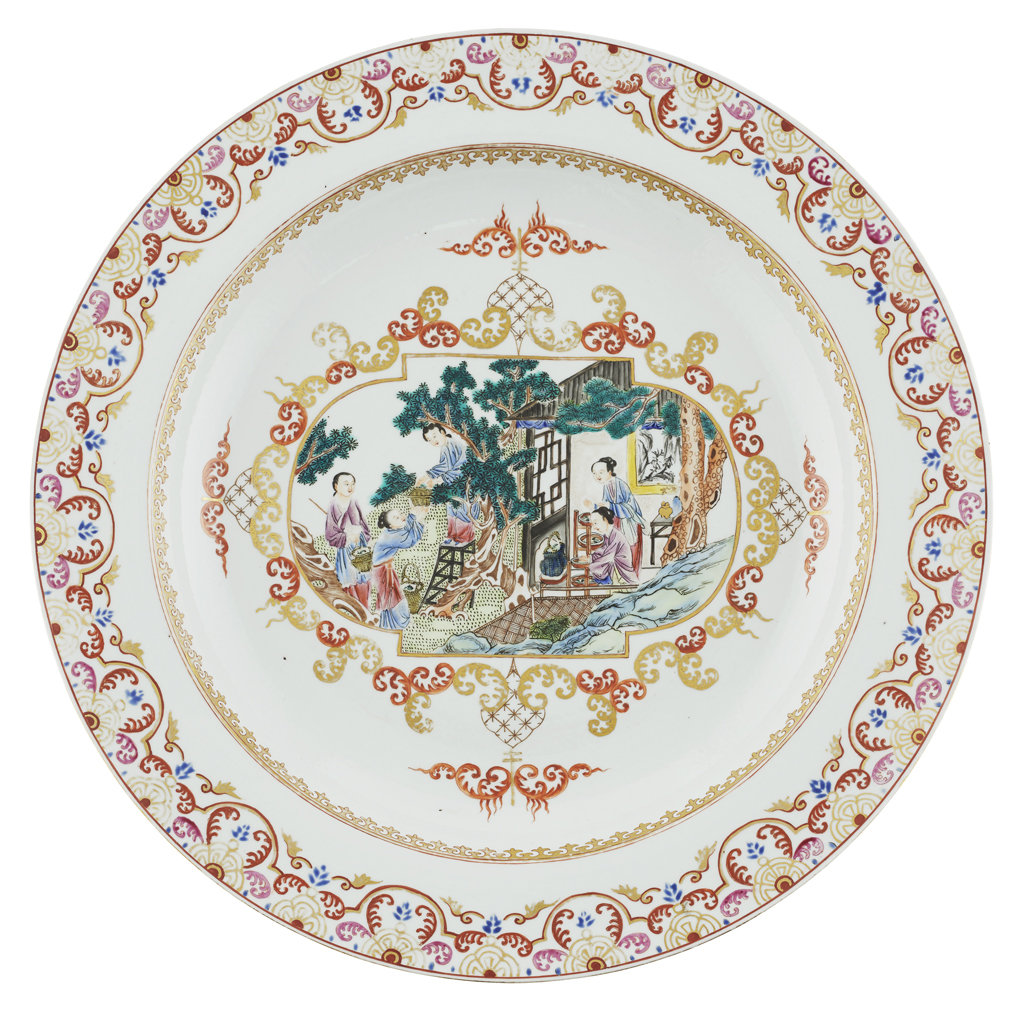 FAMILLE ROSE CHARGER