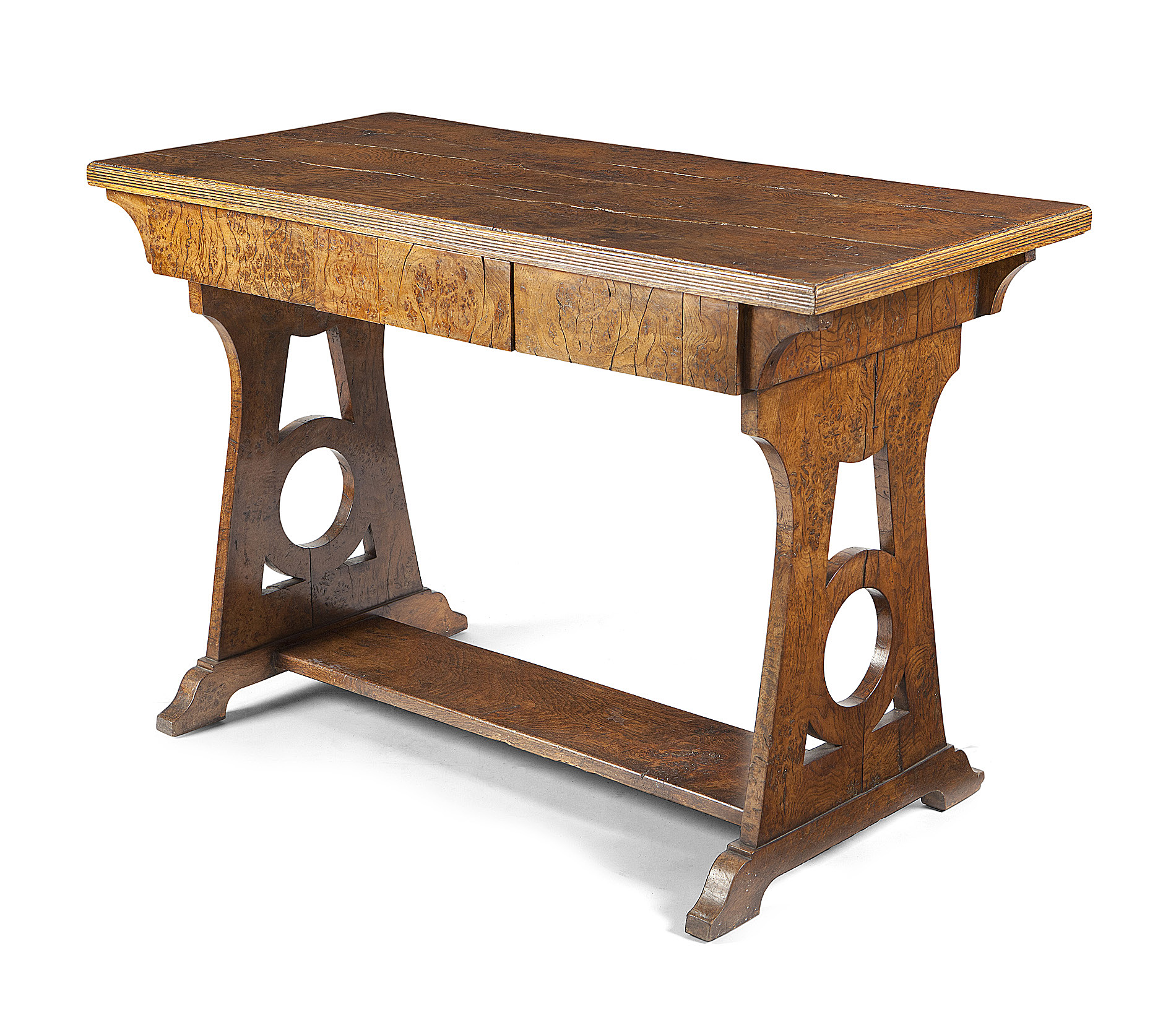 ARTS & CRAFTS OAK SIDE TABLE