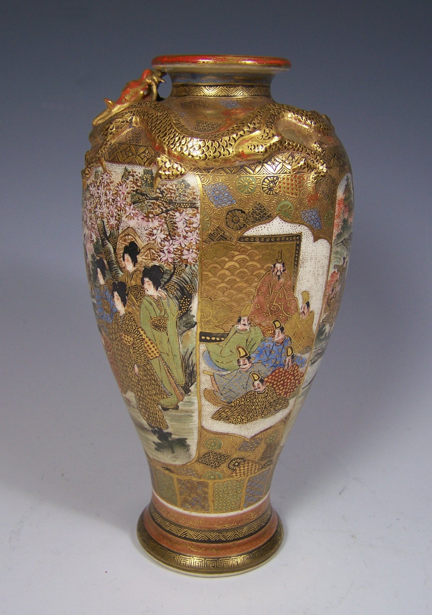 A Japanese satsuma vase