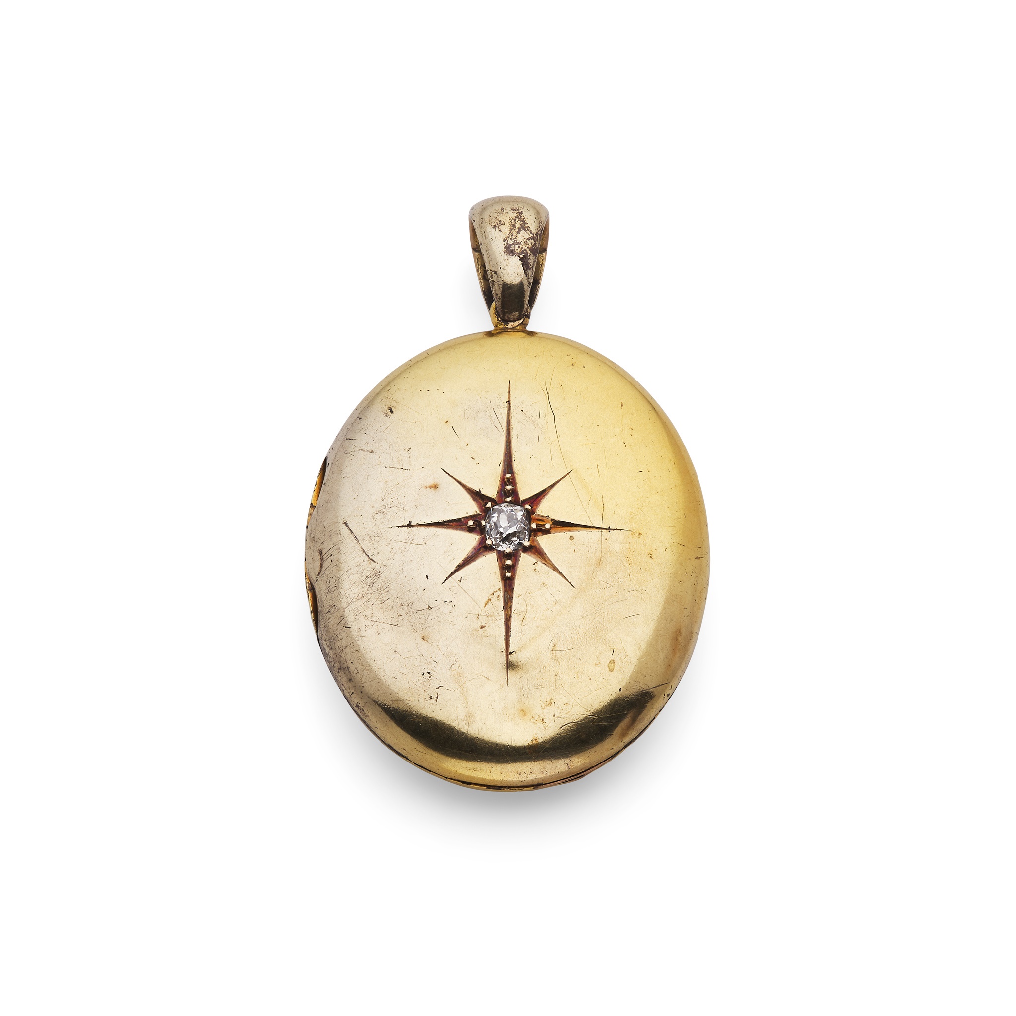 A Victorian diamond locket