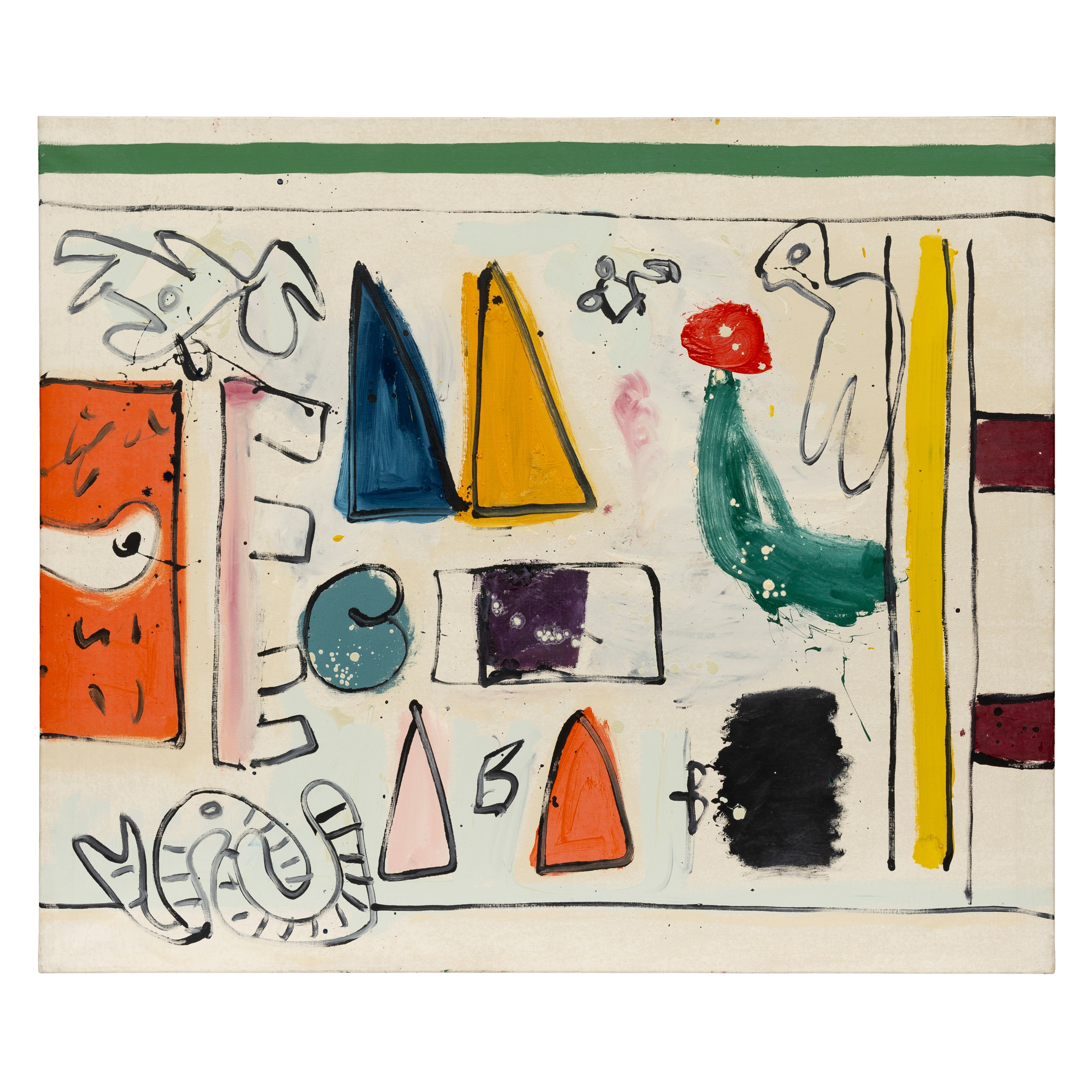 ALAN DAVIE C.B.E., R.A., H.R.S.A. (BRITISH 1920-2014)