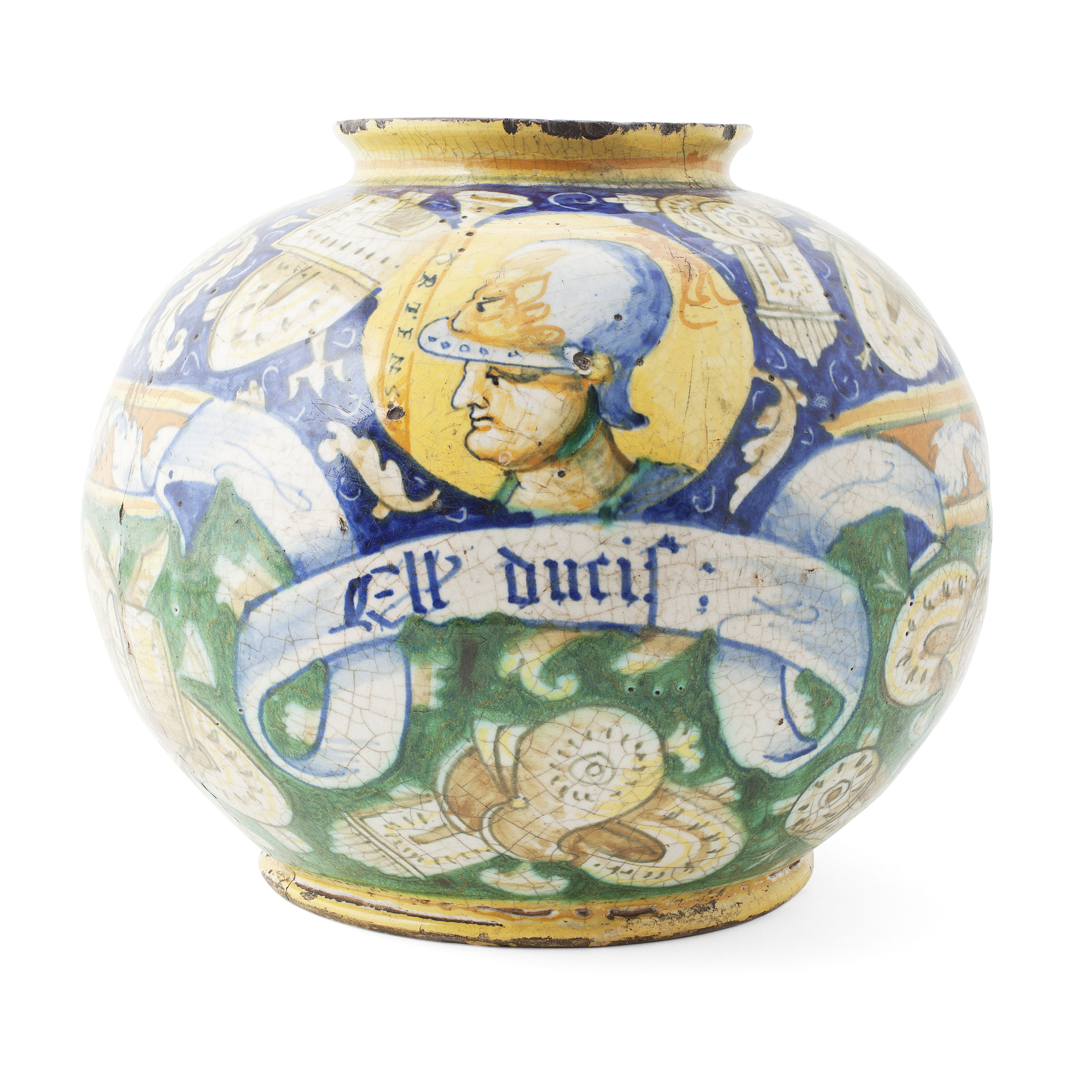 ITALIAN MAIOLICA APOTHECARY JAR
