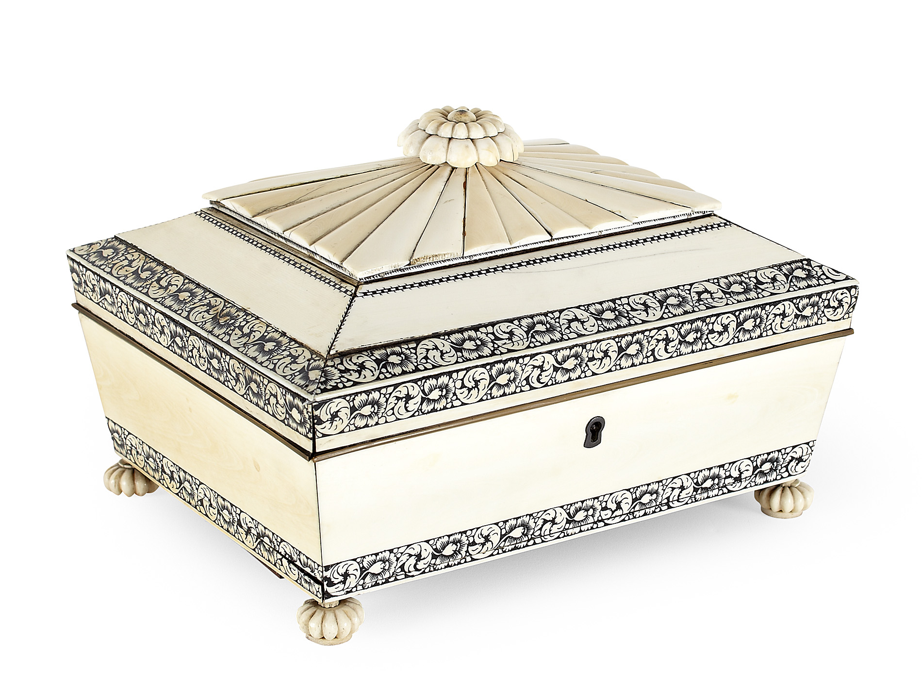 VIZAGAPATAM IVORY WORK BOX