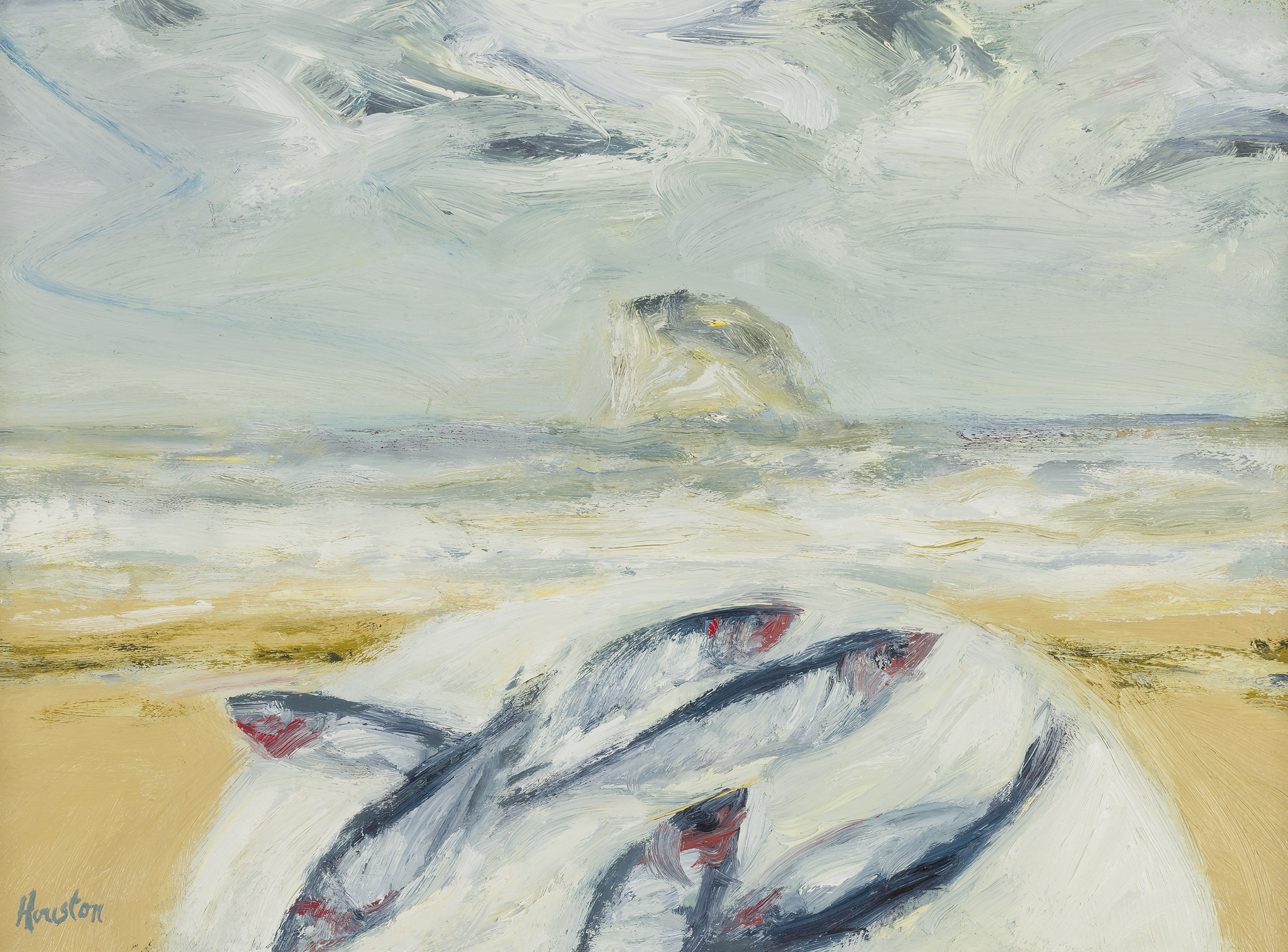 JOHN HOUSTON O.B.E, R.S.A., R.S.W., R.G.I., S.S.A. (SCOTTISH 1930-2008)