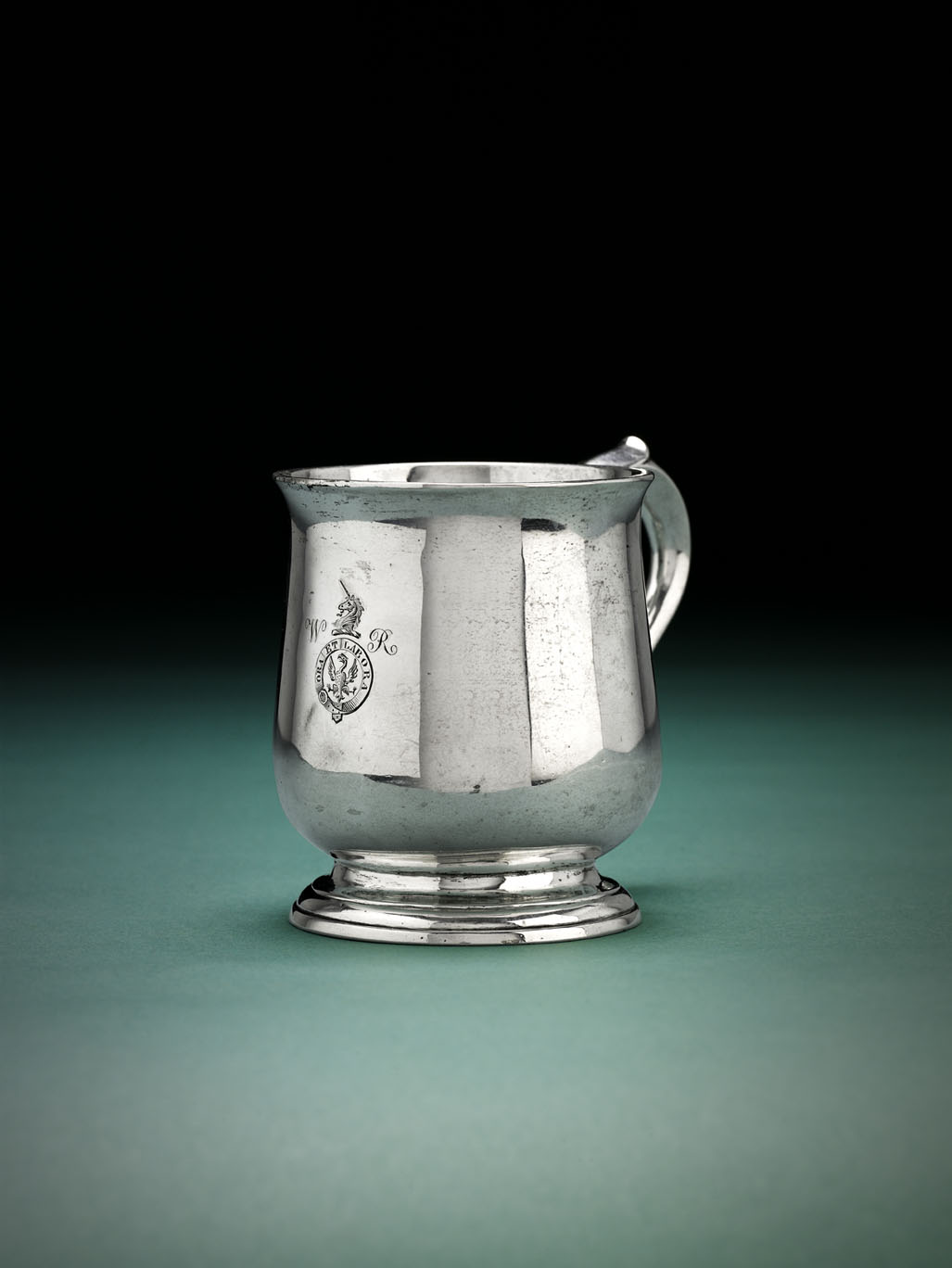 A George II baluster mug