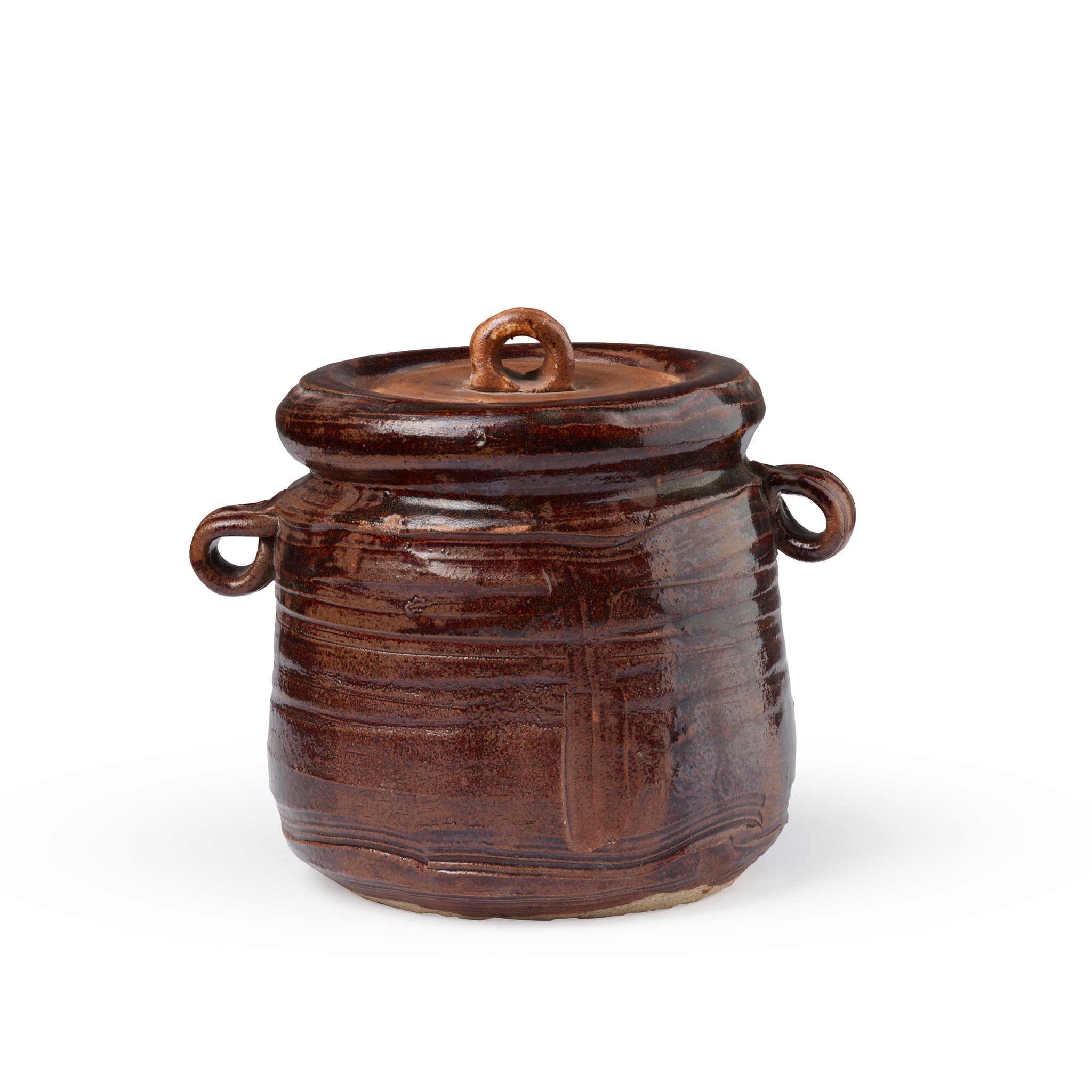 MINO WARE WATER JAR, MIZUSASHI