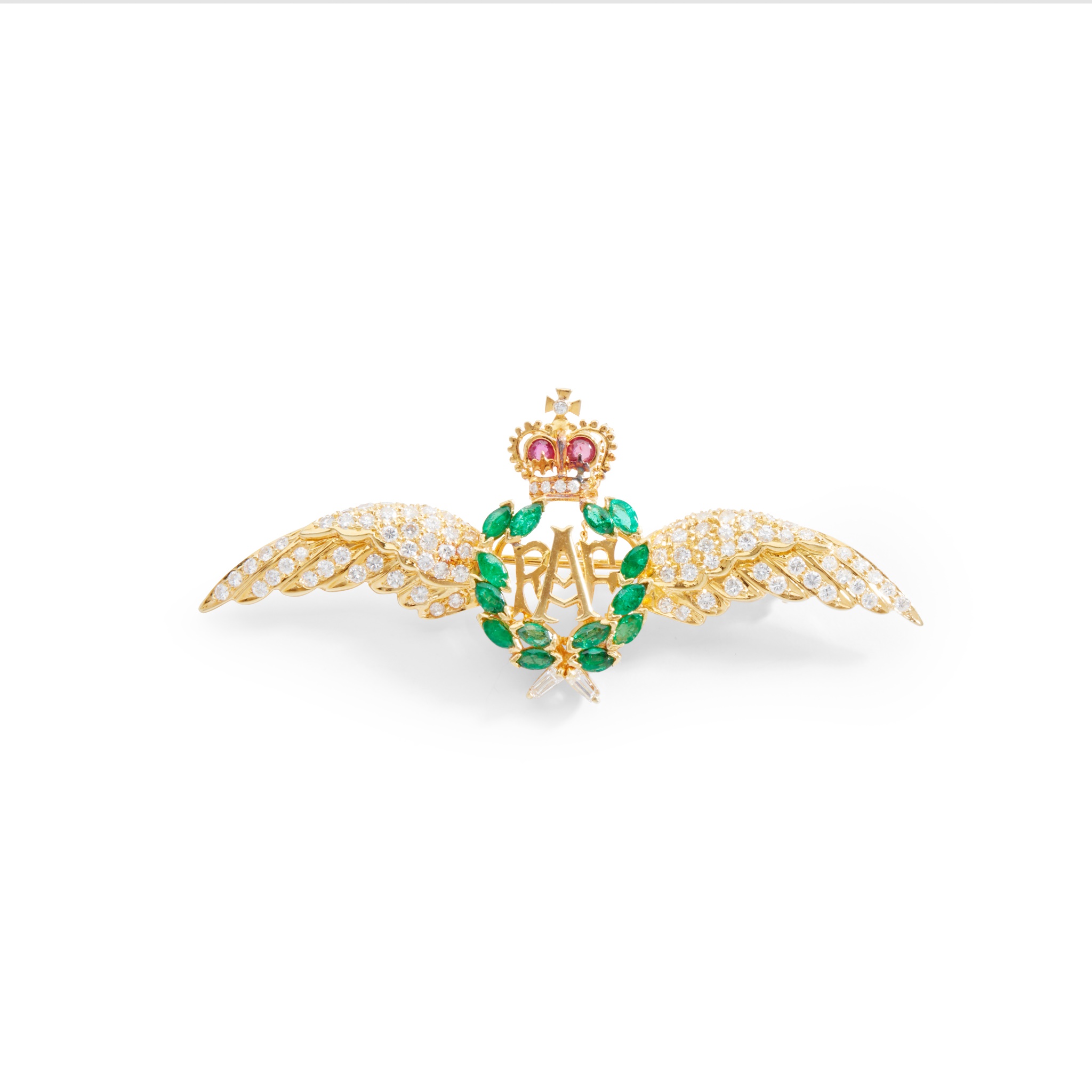 A gem-set RAF sweetheart brooch