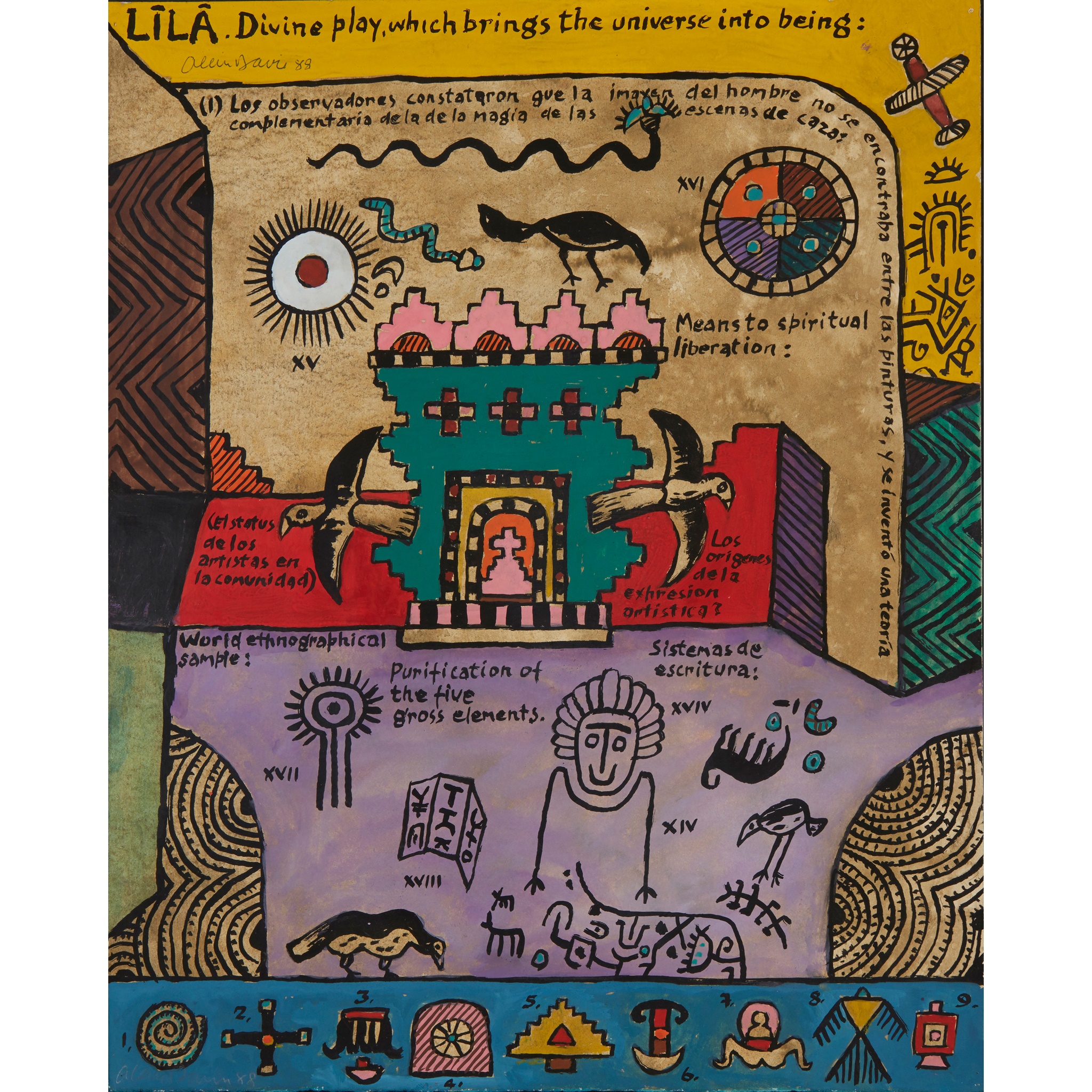 ALAN DAVIE C.B.E., R.A., H.R.S.A. (BRITISH 1920-2014)