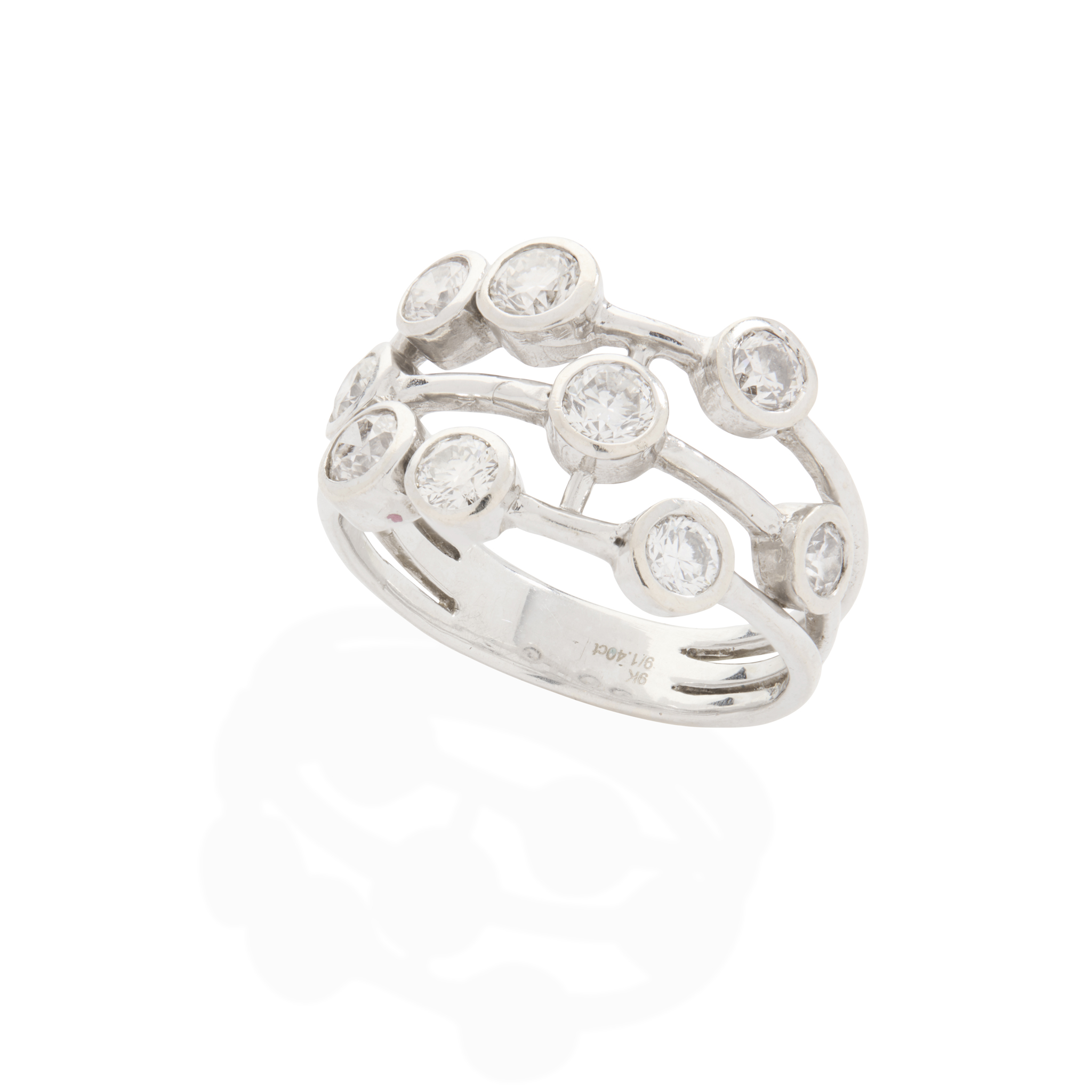 A diamond dress ring