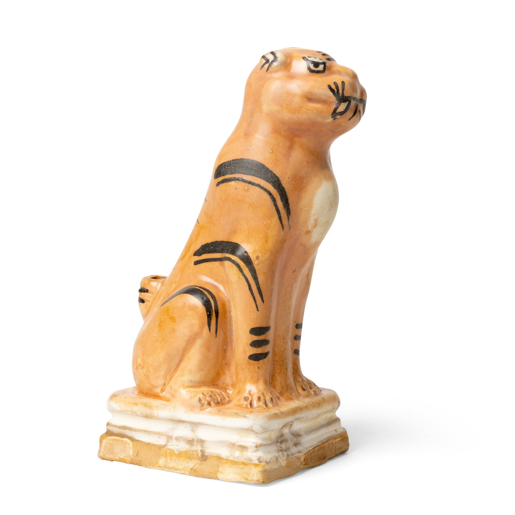 CHINESE CIZHOU 'TIGER' INCENSE STICK HOLDER