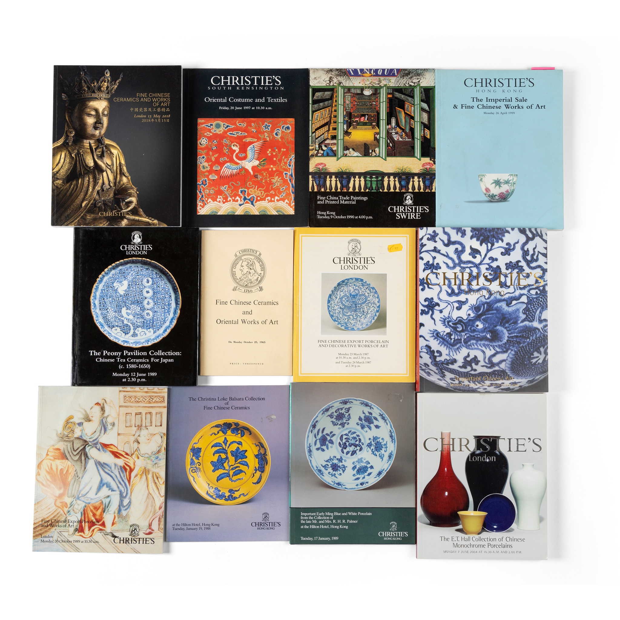 COLLECTION OF CHRISTIE'S ASIAN ART CATALOGUES