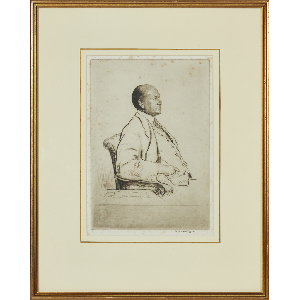 SIR MUIRHEAD BONE H.R.S.A., H.R.W.S., H.A.R.I.B.A., H.R.E. L.L.B., D.LITT. (SCOTTISH 1876-1953)