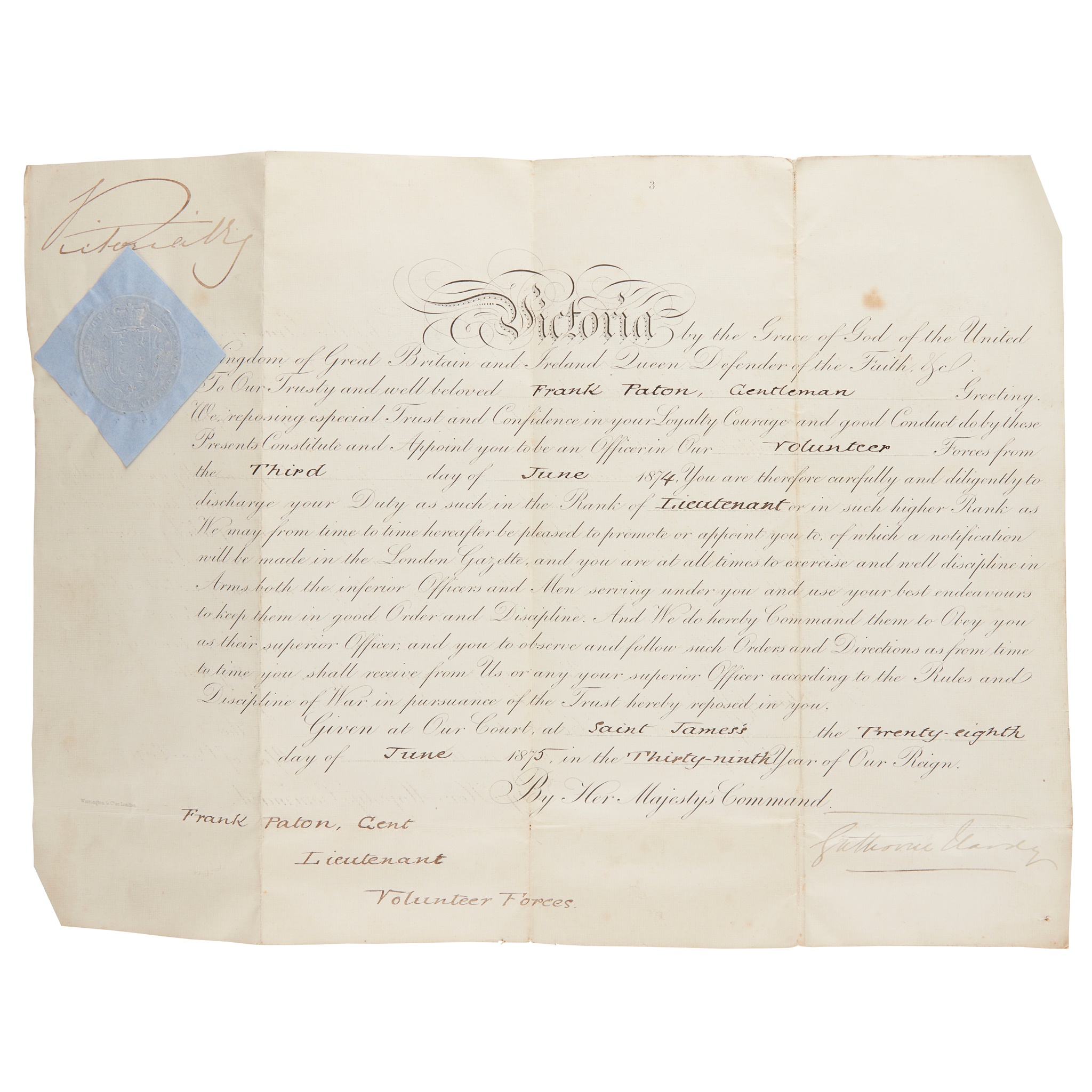 Victoria, Queen of the United Kingdom and Empress of India (1819-1901)