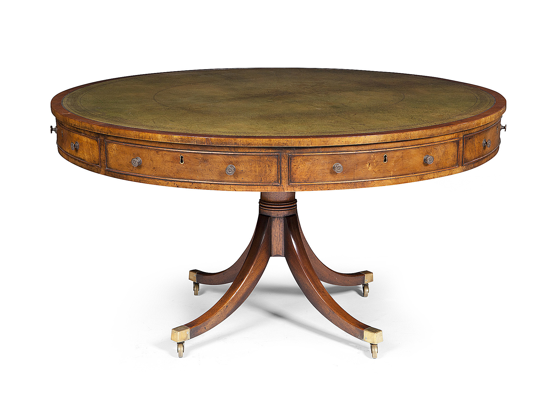 REGENCY STYLE MAHOGANY LIBRARY TABLE