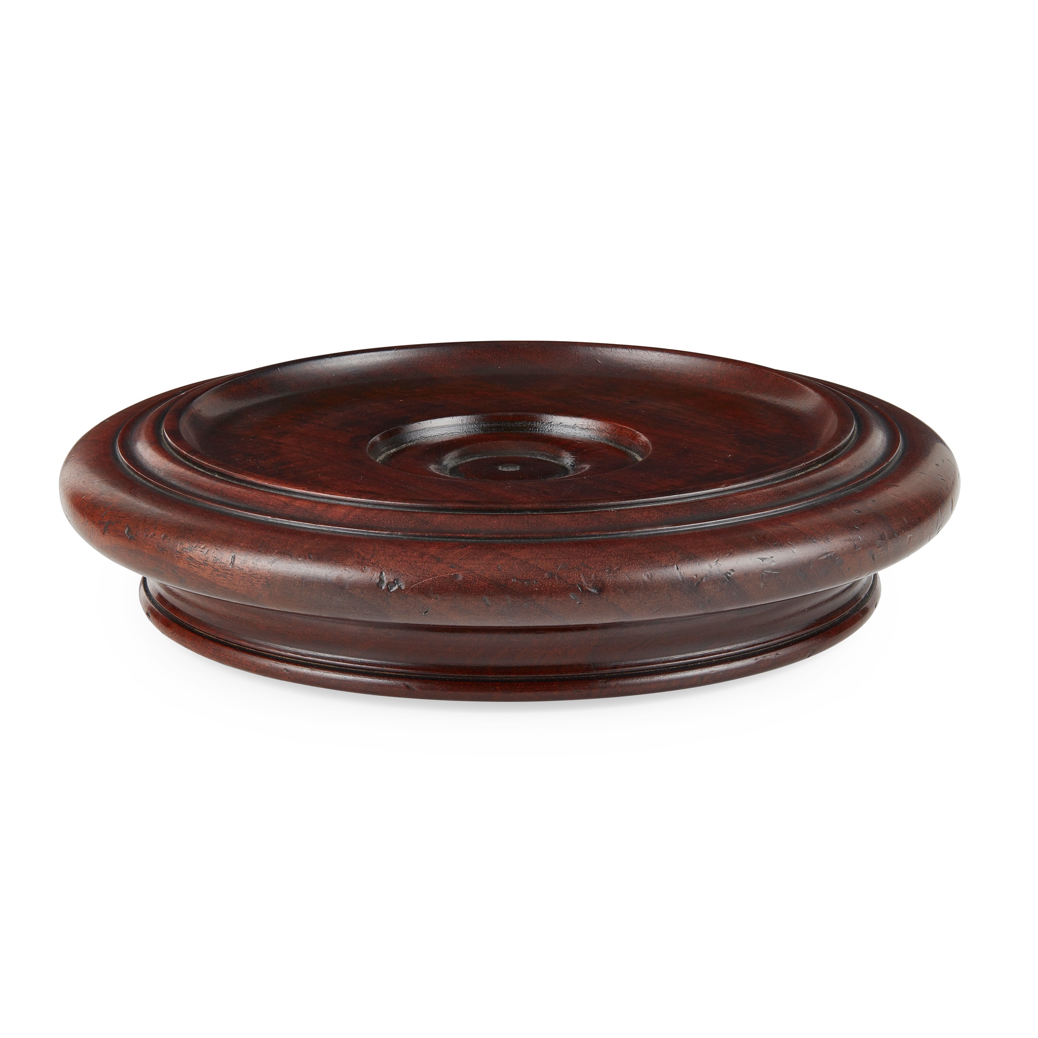 A SCOTTISH REGENCY MAHOGANY COASTER, BY JAMES MEIN, KELSO