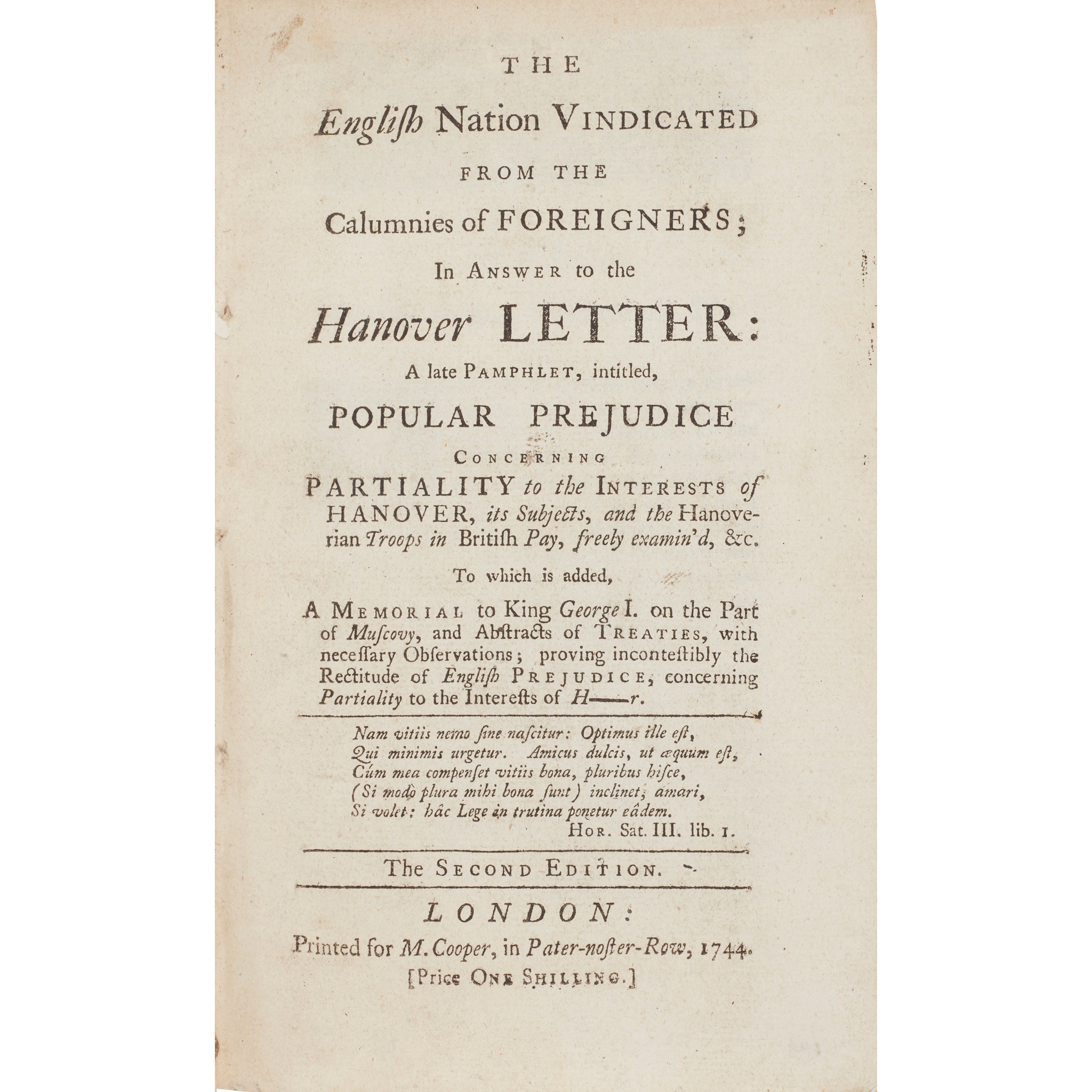 Politics, 11 mid 18th century pamphlets