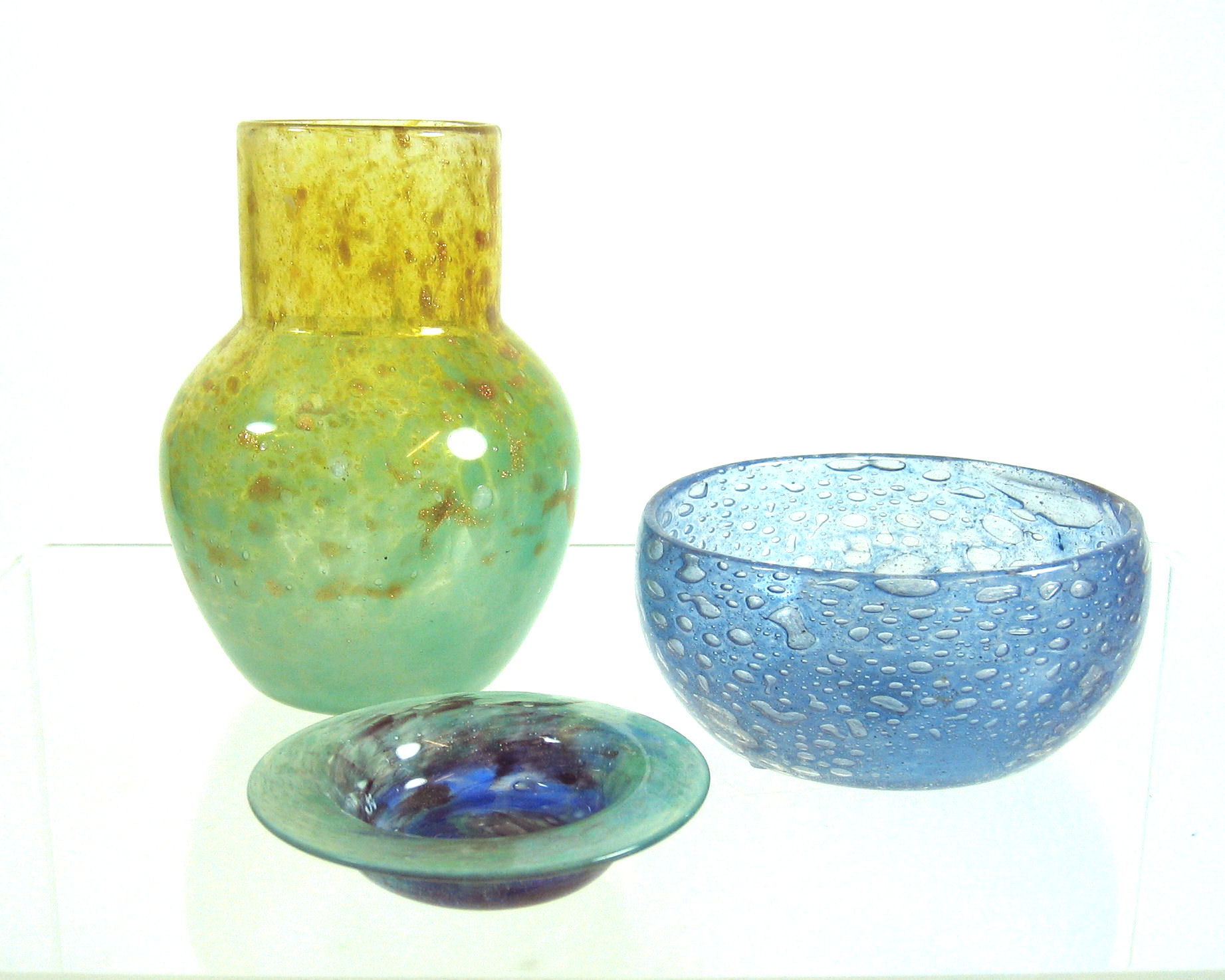 A small Monart vase,