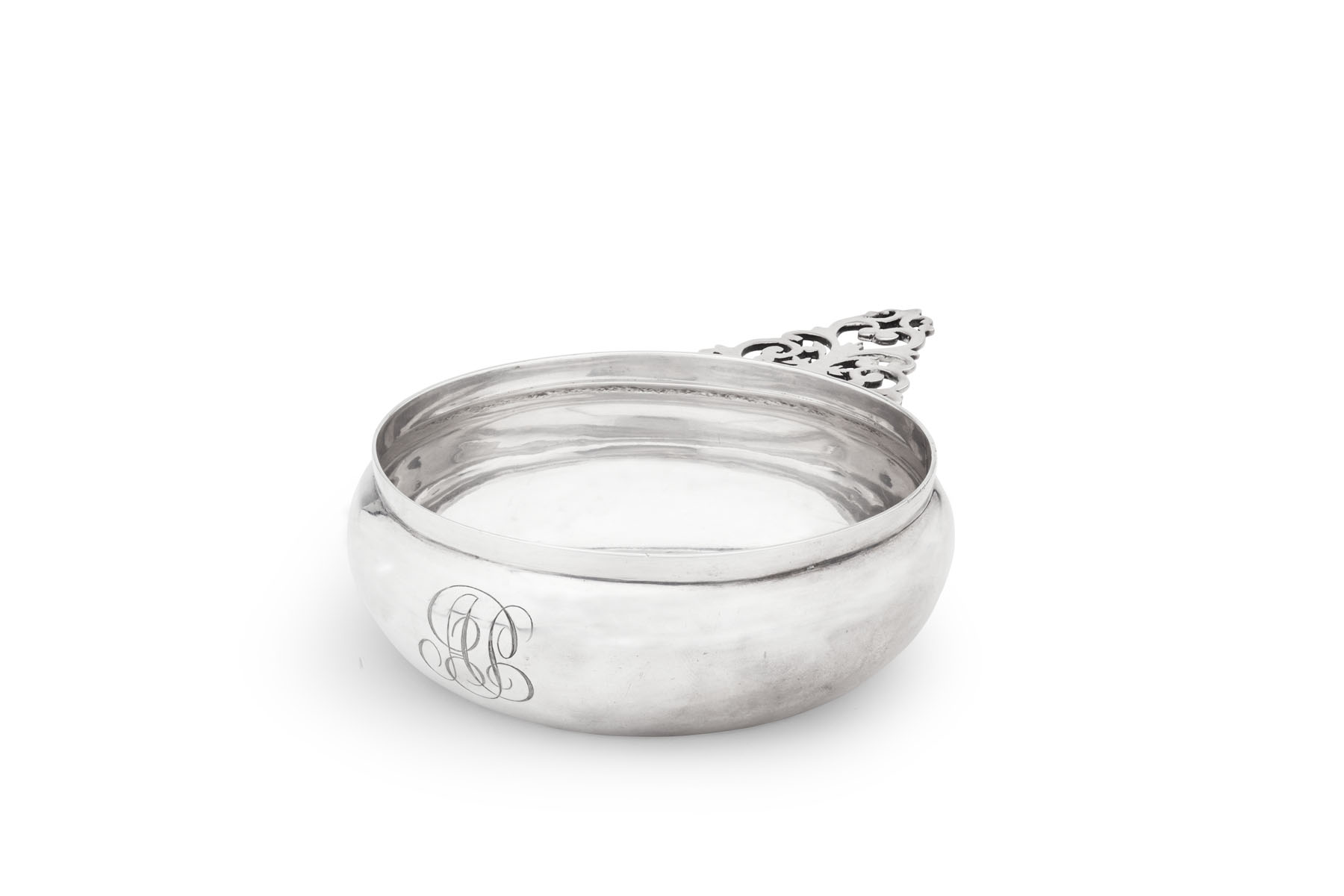 A rare George II bleeding bowl