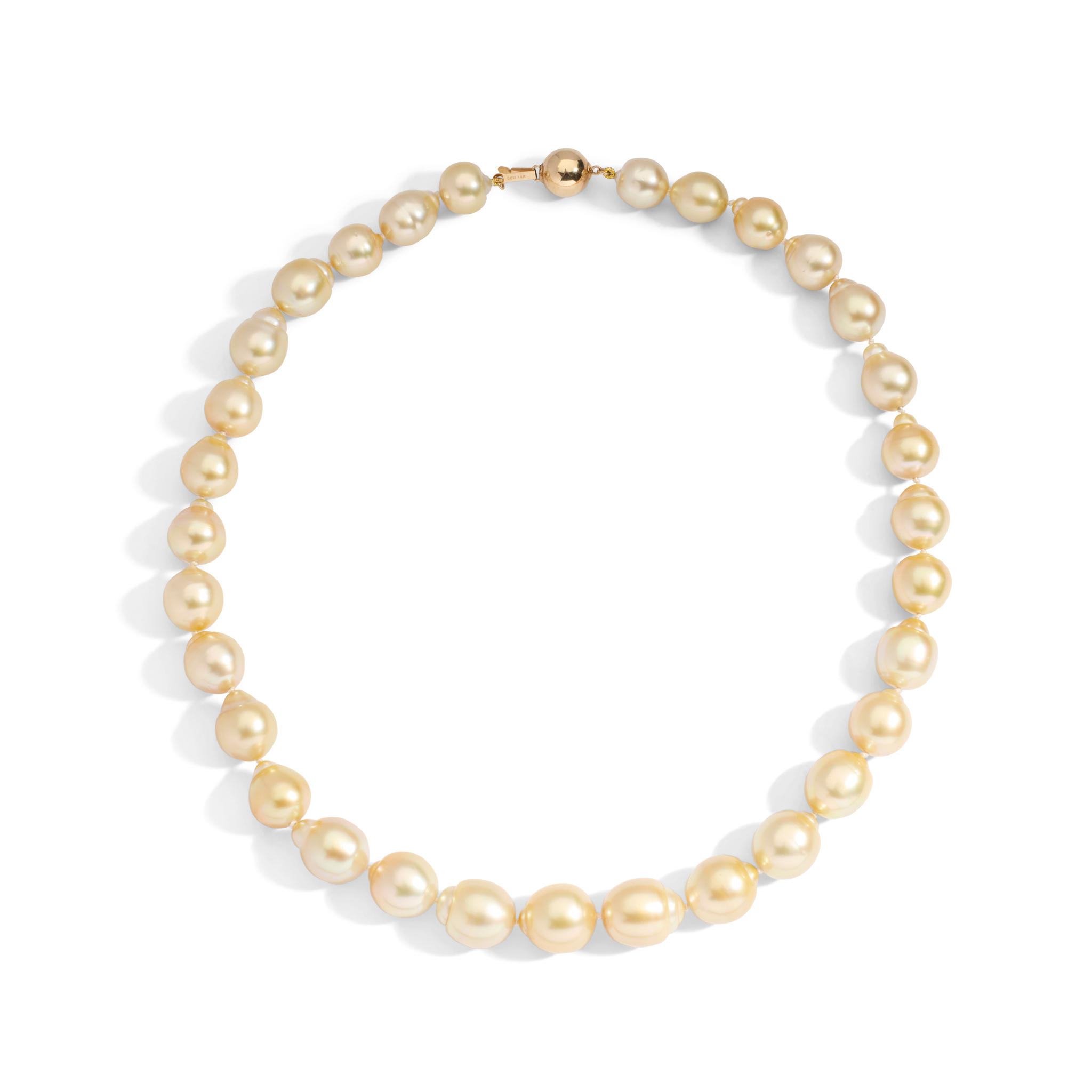 A South Sea pearl necklace