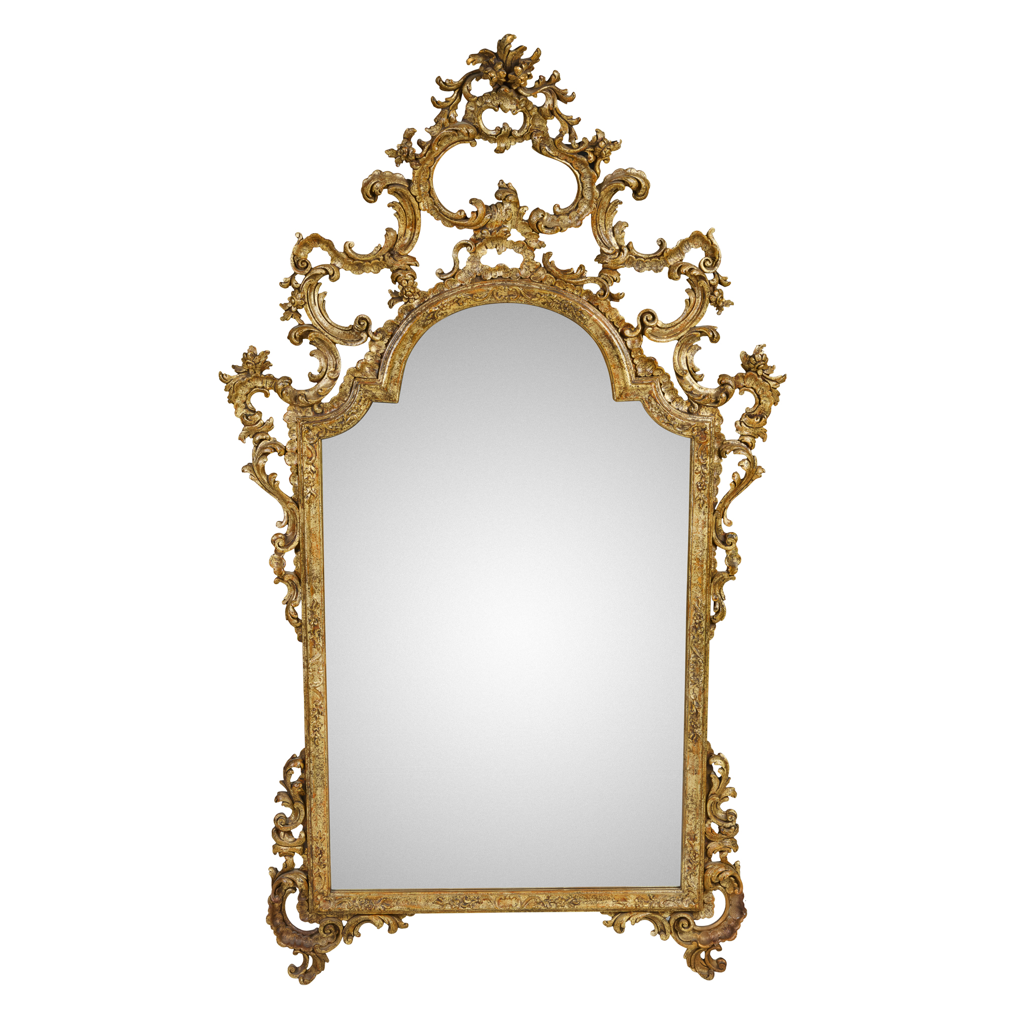 VENETIAN STYLE SILVERED MIRROR