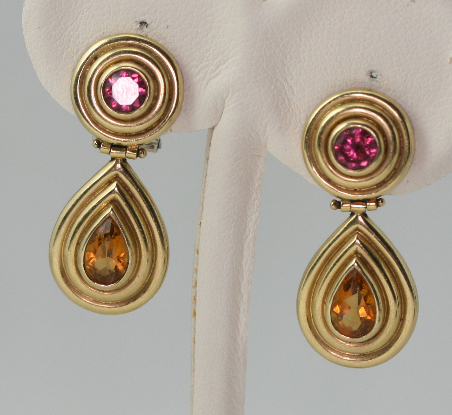 Three pairs of assorted earrings