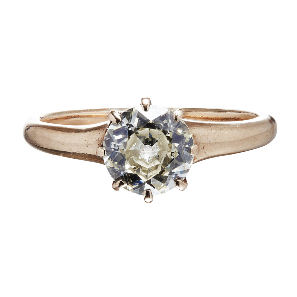 A single stone diamond ring