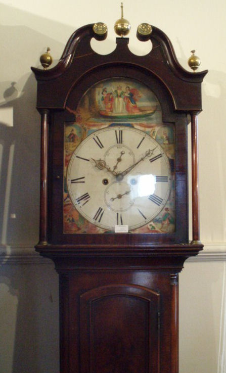 A Scottish William IV mahogany longcase clock