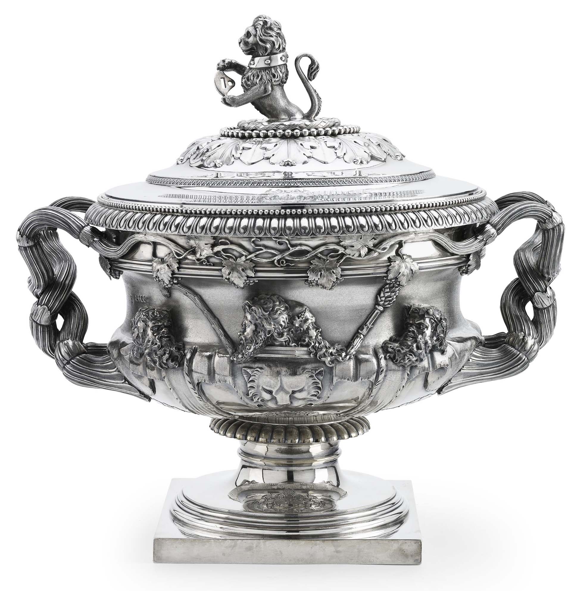 A George III Warwick vase tureen and cover