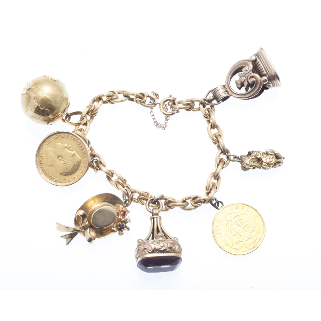 A charm bracelet