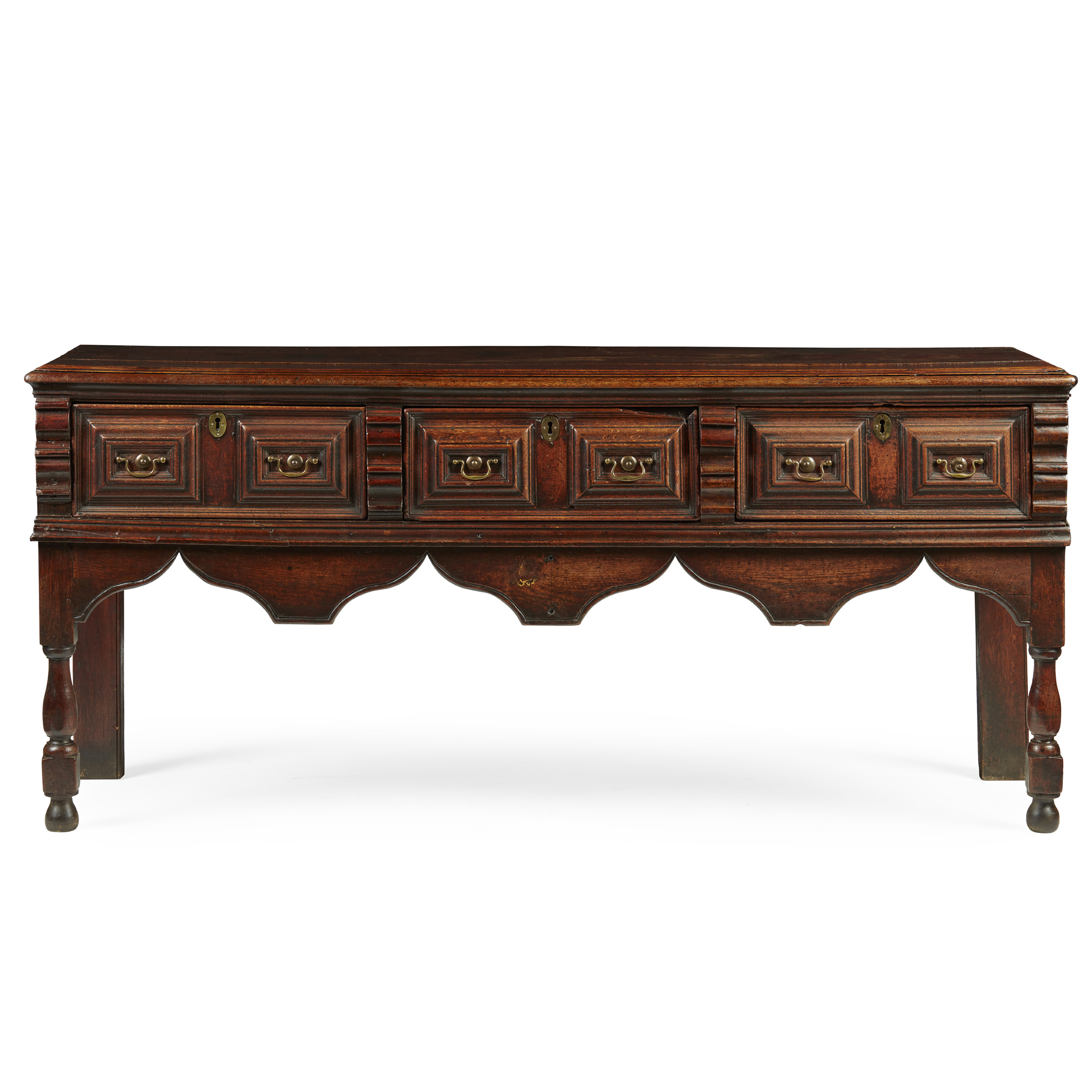 QUEEN ANNE OAK DRESSER BASE