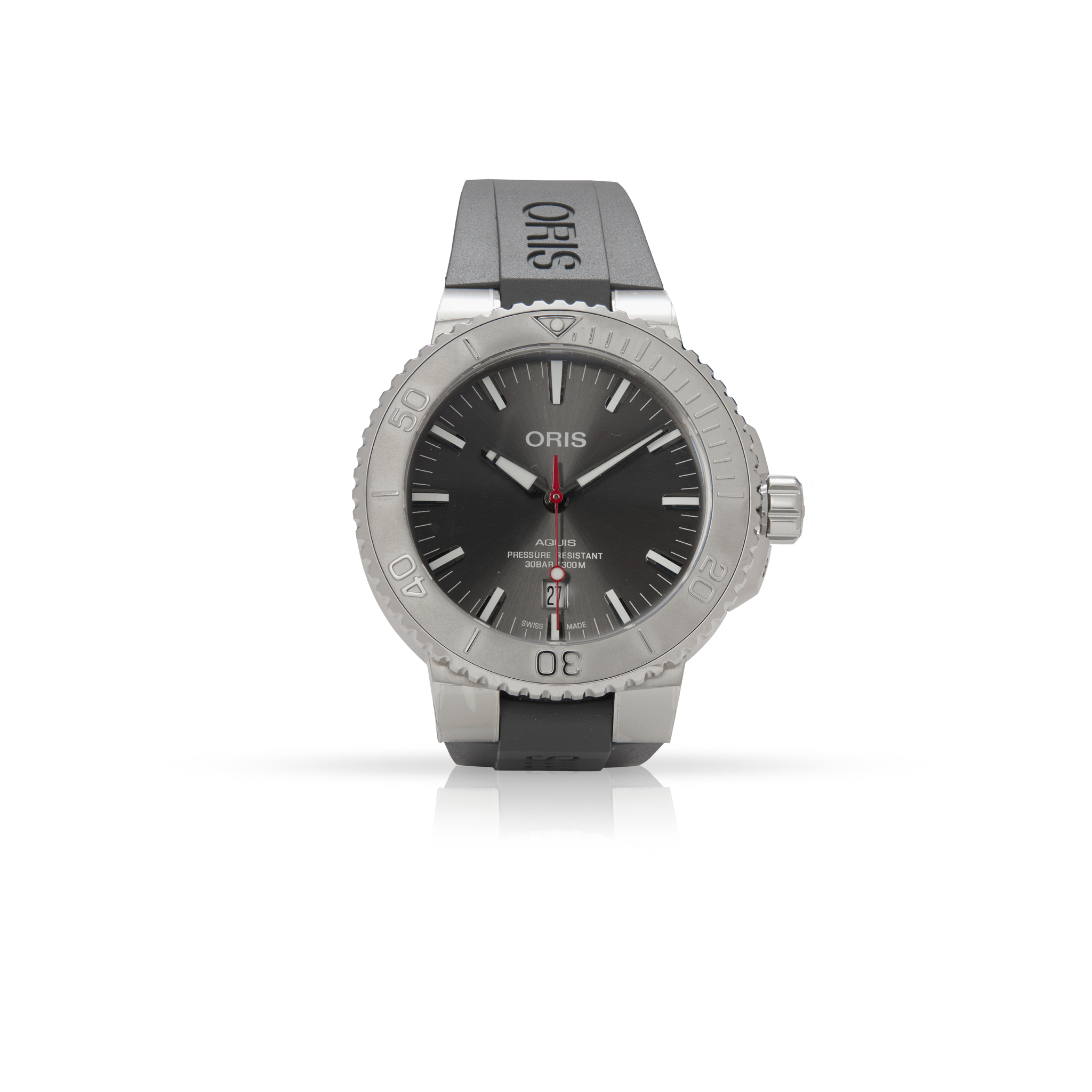 Oris. A stainless steel self-winding wristwatch
