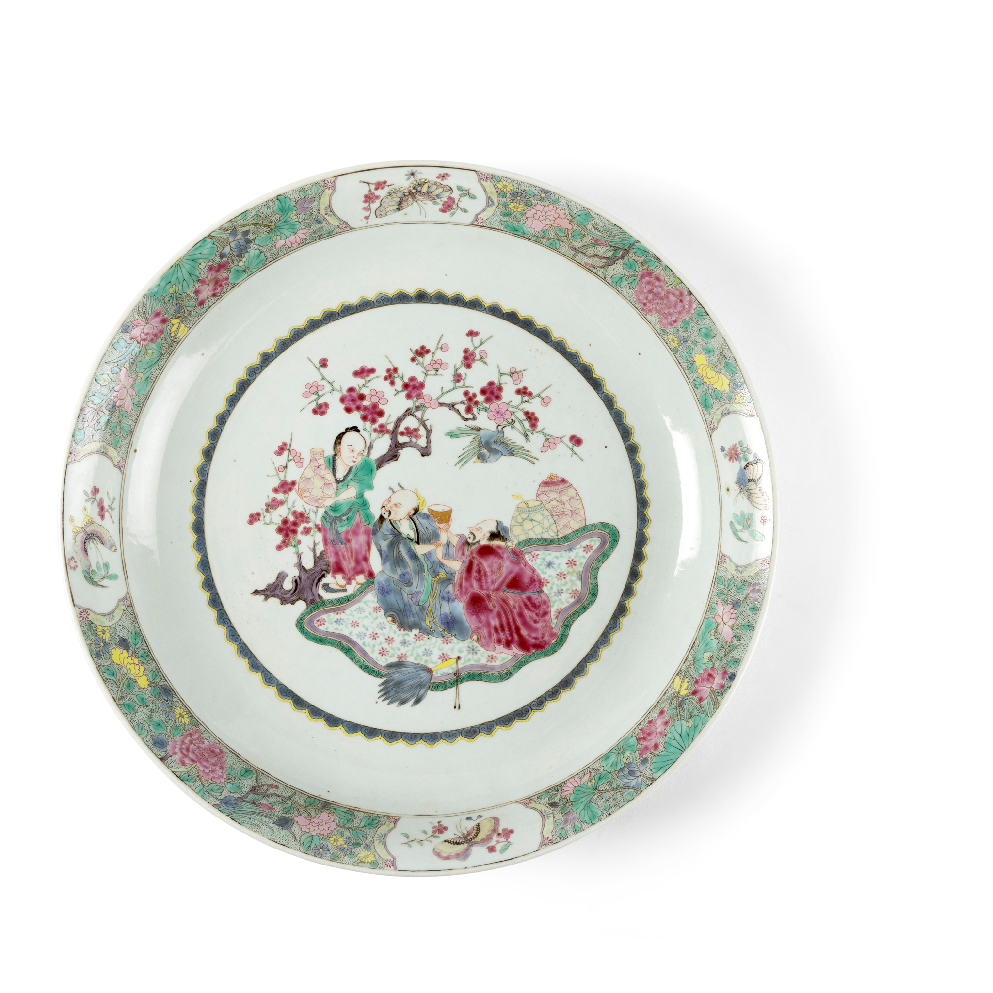 CHINESE FAMILLE ROSE 'FIGURAL' CHARGER