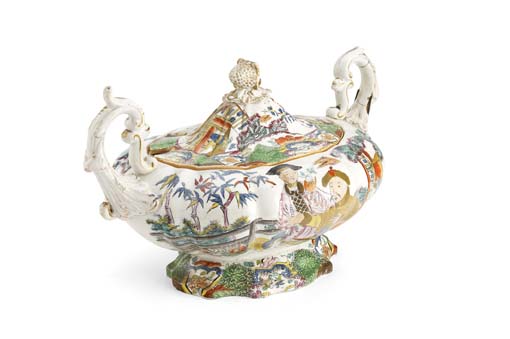 A mid 19th century ironstone part dinner service