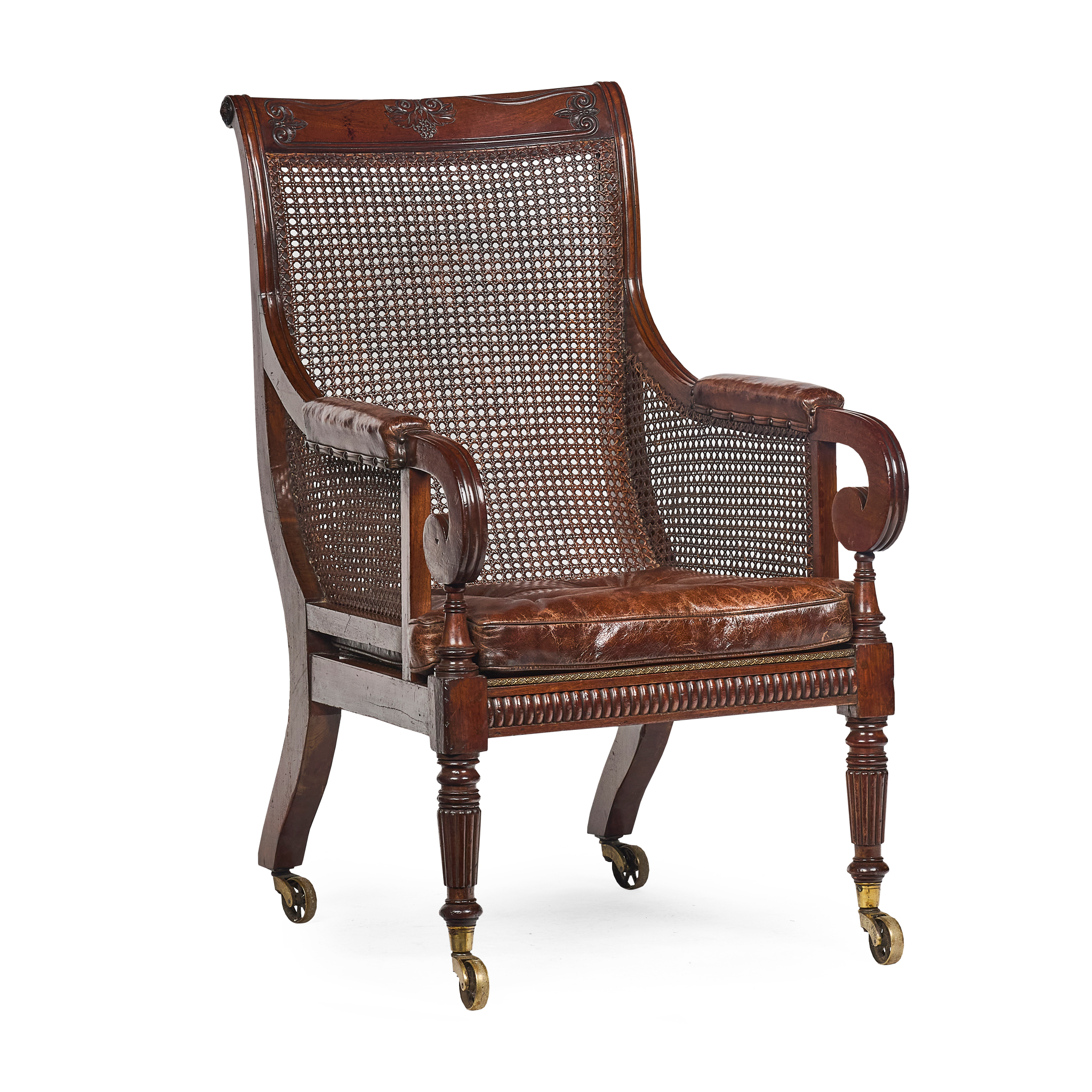 REGENCY MAHOGANY BERGERE