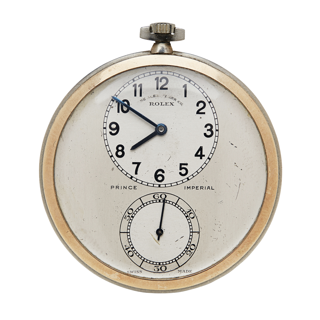 ROLEX - A gentleman's slimline pocket watch